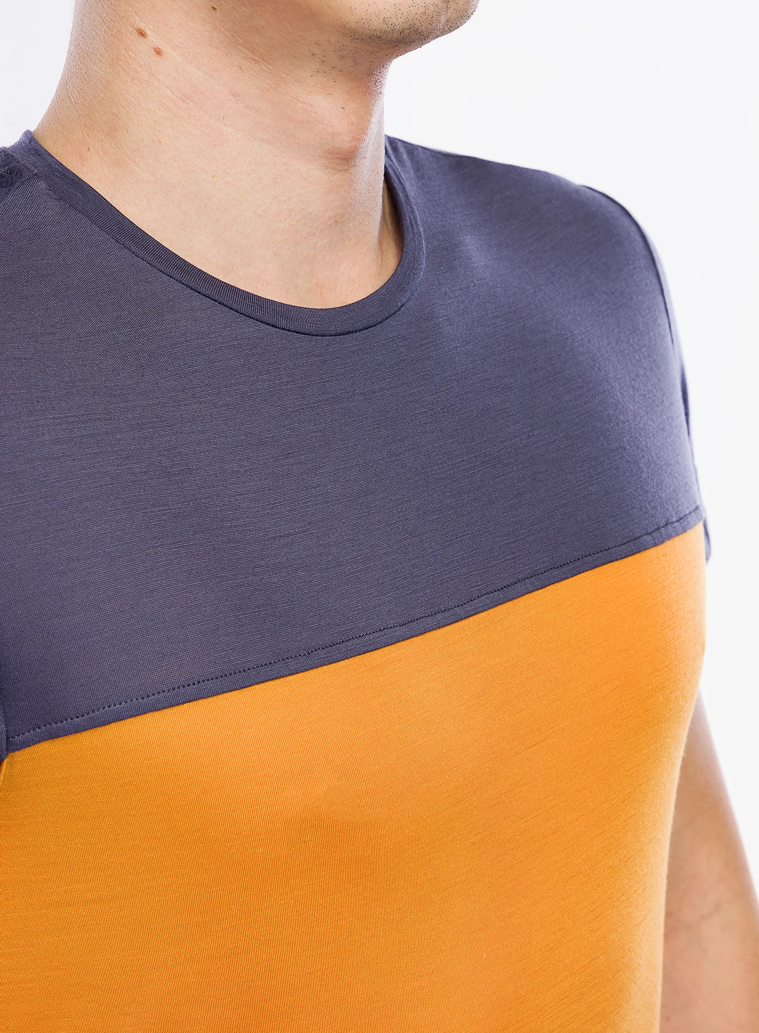 Merino triko Icebreaker Merino 125 Cool-Lite Sphere III SS Tee Colour Block - ray/graphite/cb