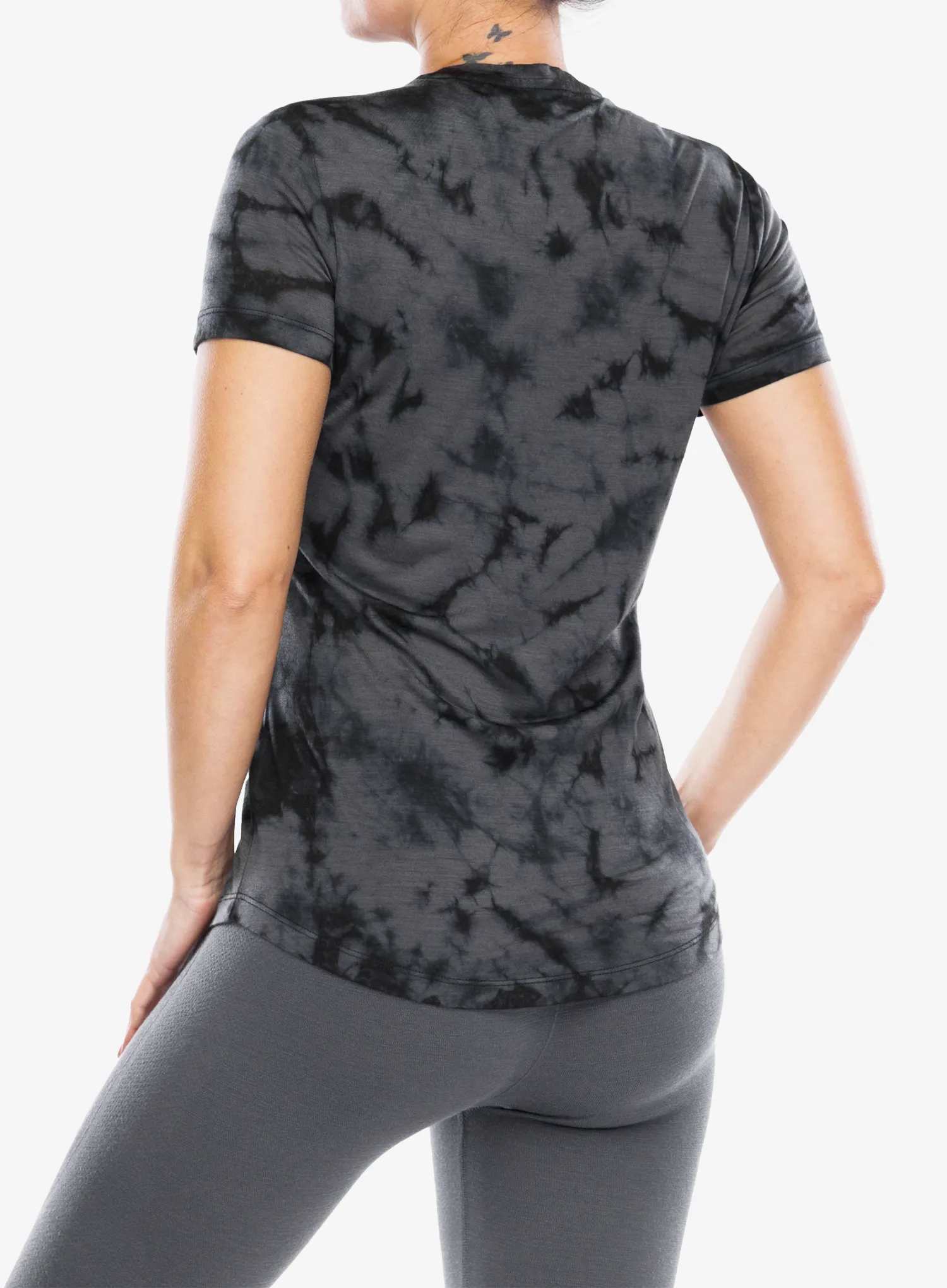 Merino triko Icebreaker Merino 125 Cool-Lite Sphere SS Tee - graphite/black/cd