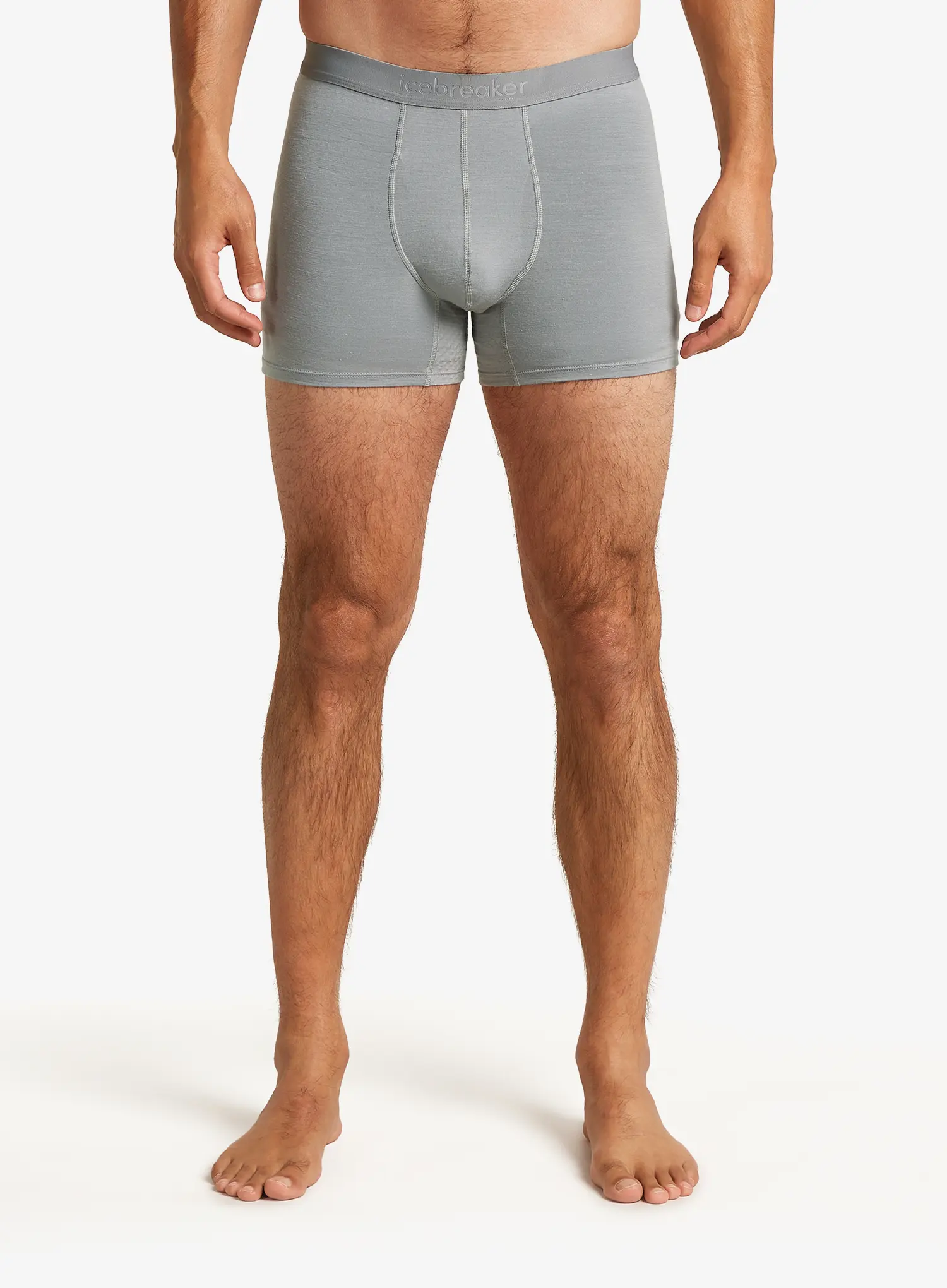 Funkční boxerky Icebreaker Merino 125 ZoneKnit Boxers - alloy