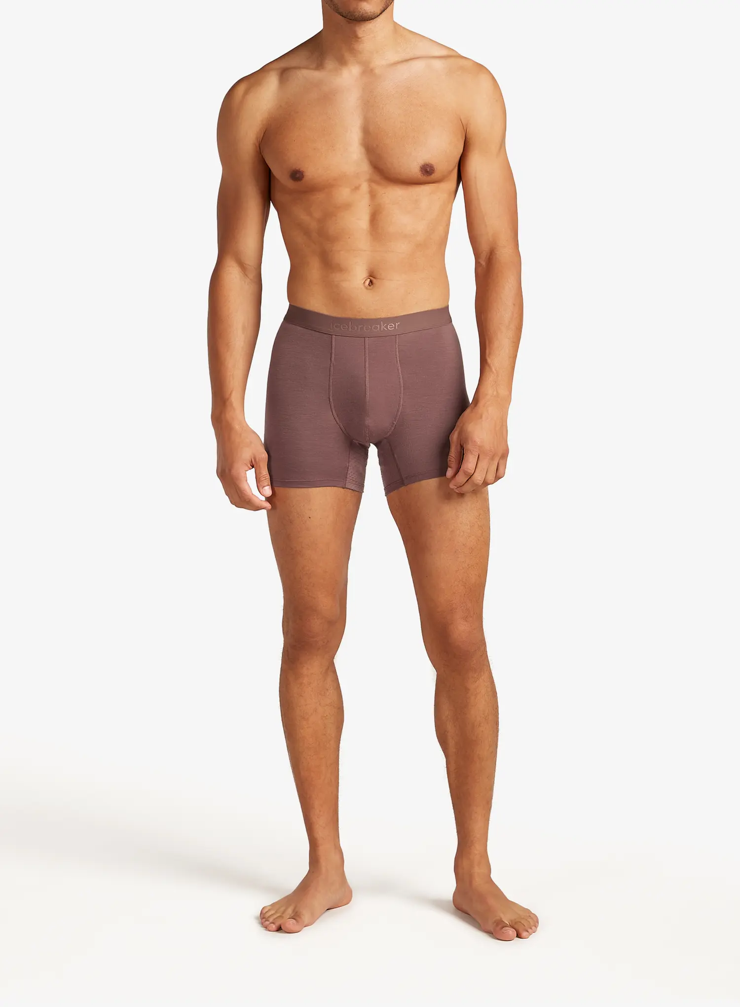 Funkční boxerky Icebreaker Merino 125 ZoneKnit Boxers - carob