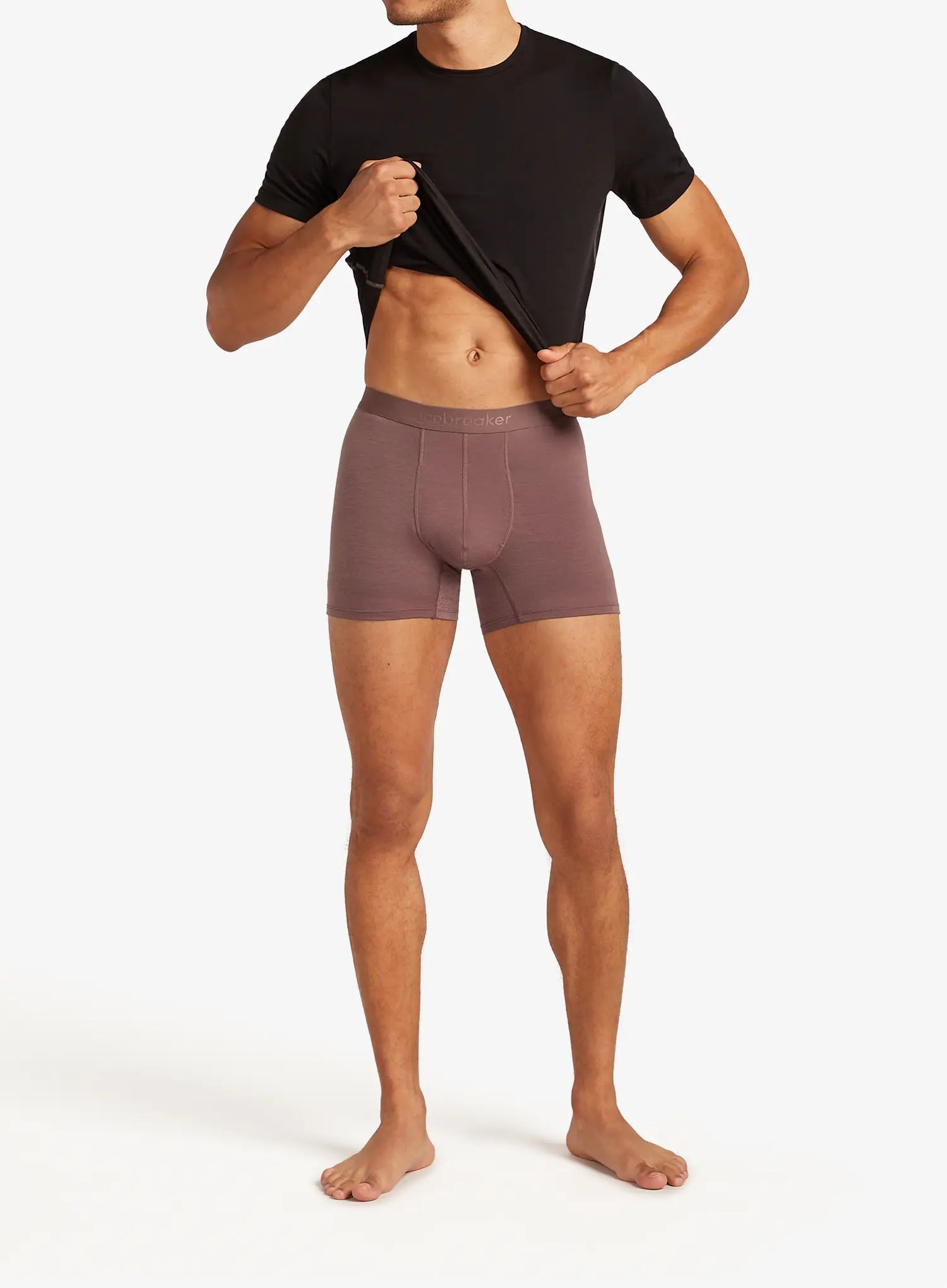 Funkční boxerky Icebreaker Merino 125 ZoneKnit Boxers - carob