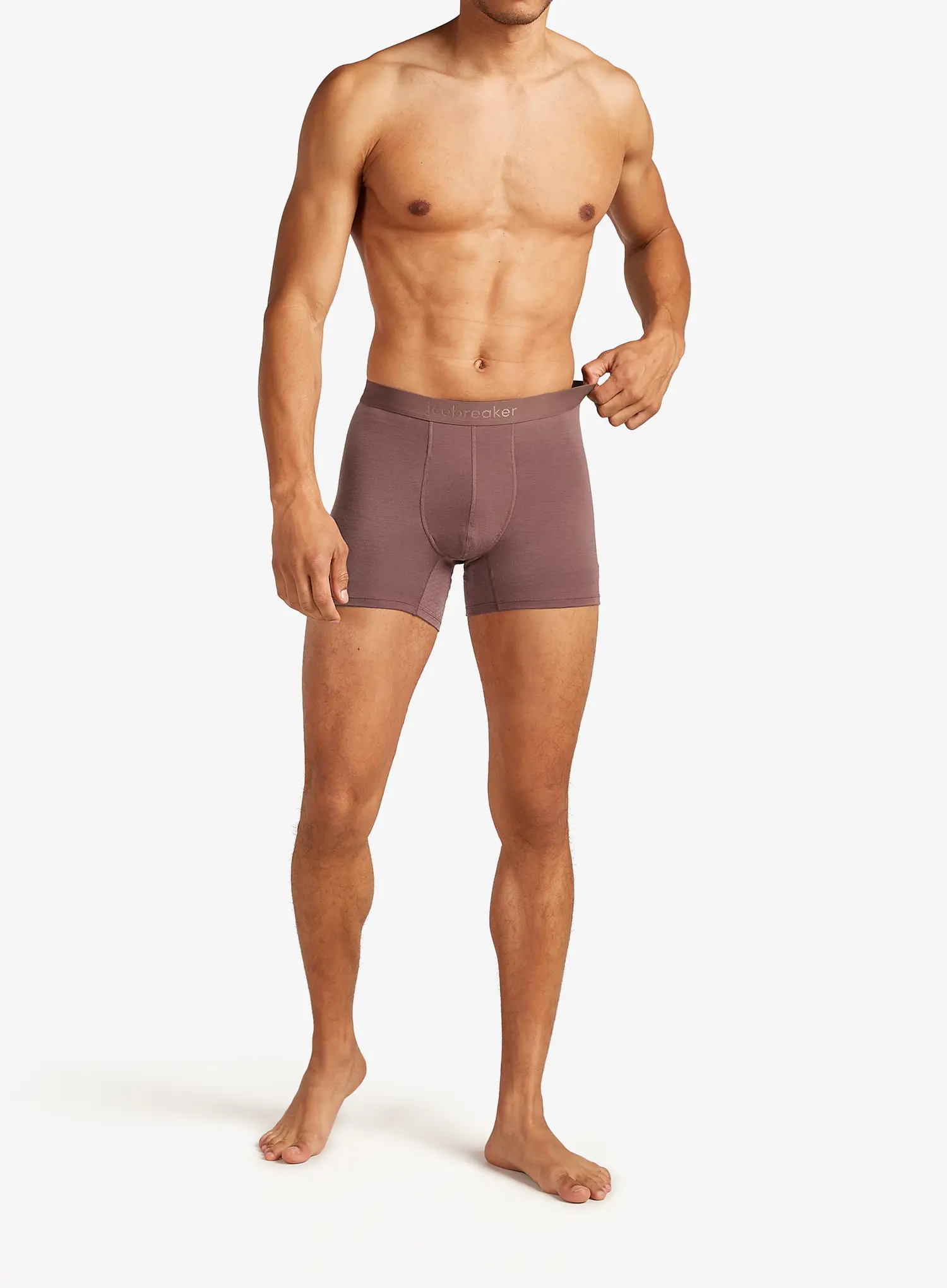 Funkční boxerky Icebreaker Merino 125 ZoneKnit Boxers - carob