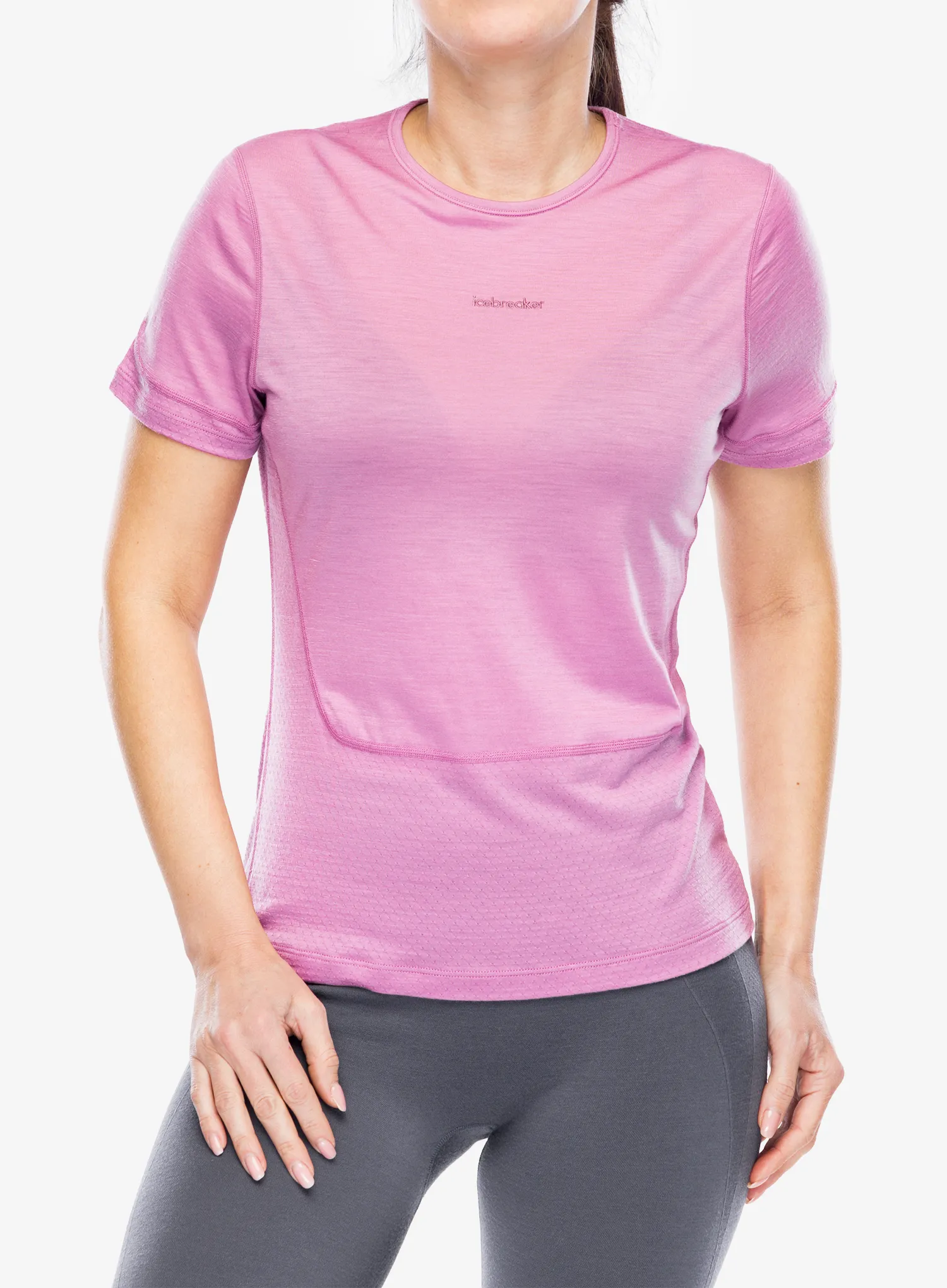 Dámské tričko Icebreaker Merino 125 ZoneKnit Energy Wind SS Tee - deco
