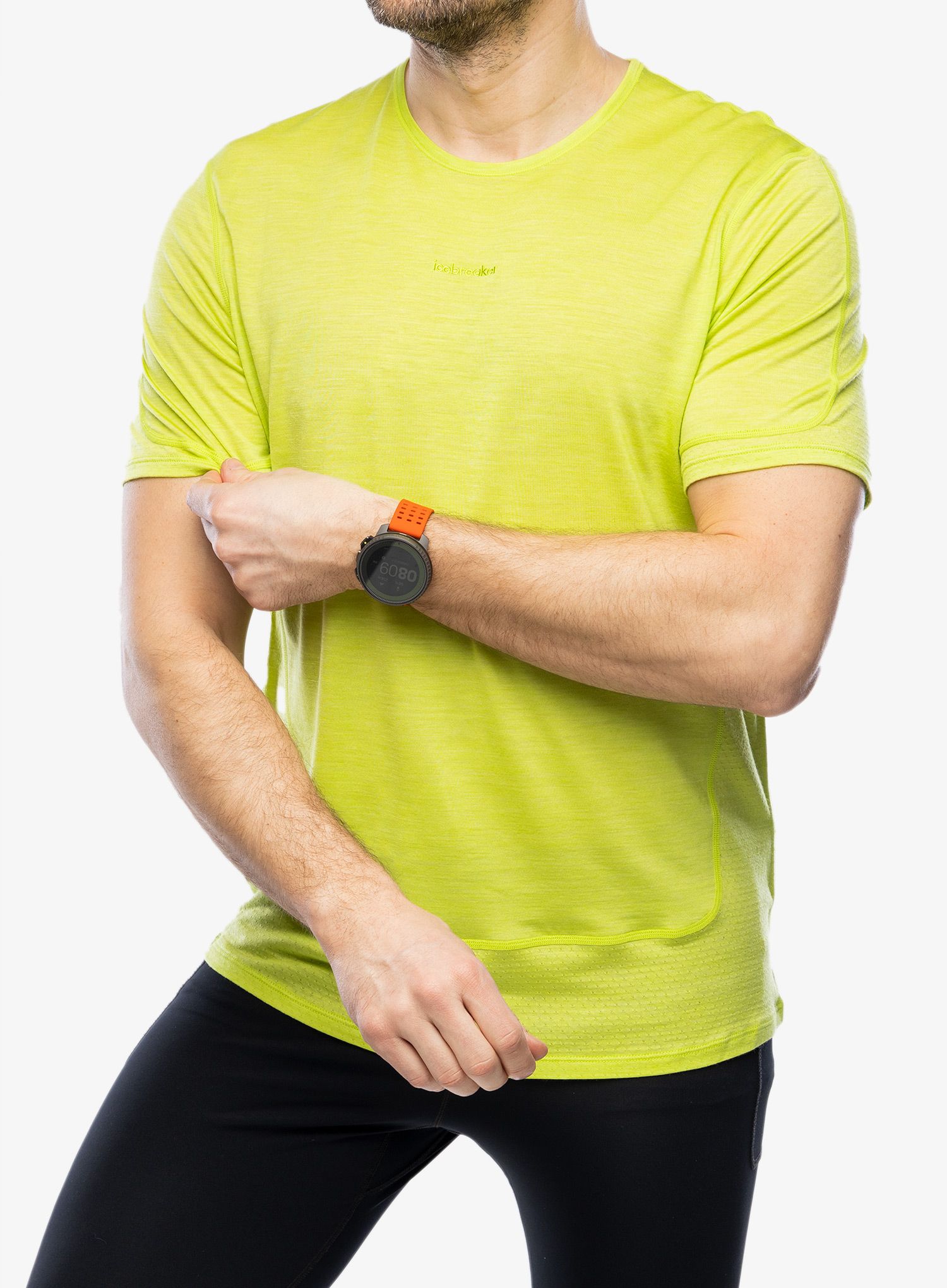 Merino tričko Icebreaker Merino 125 ZoneKnit Energy Wind SS Tee - hyper