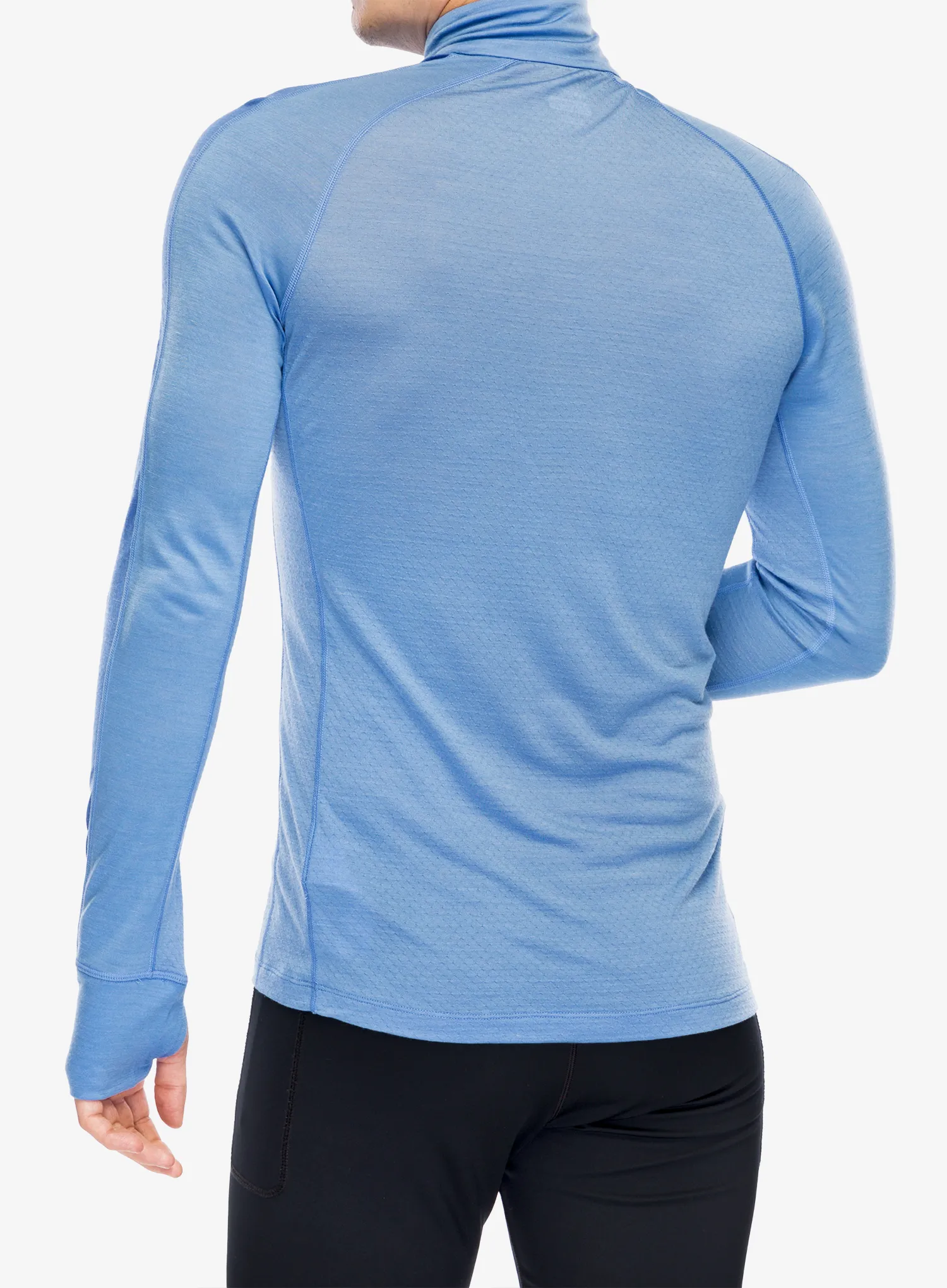 Funkční mikina Icebreaker Merino 125 ZoneKnit LS Half Zip - baja/brilliant/cb