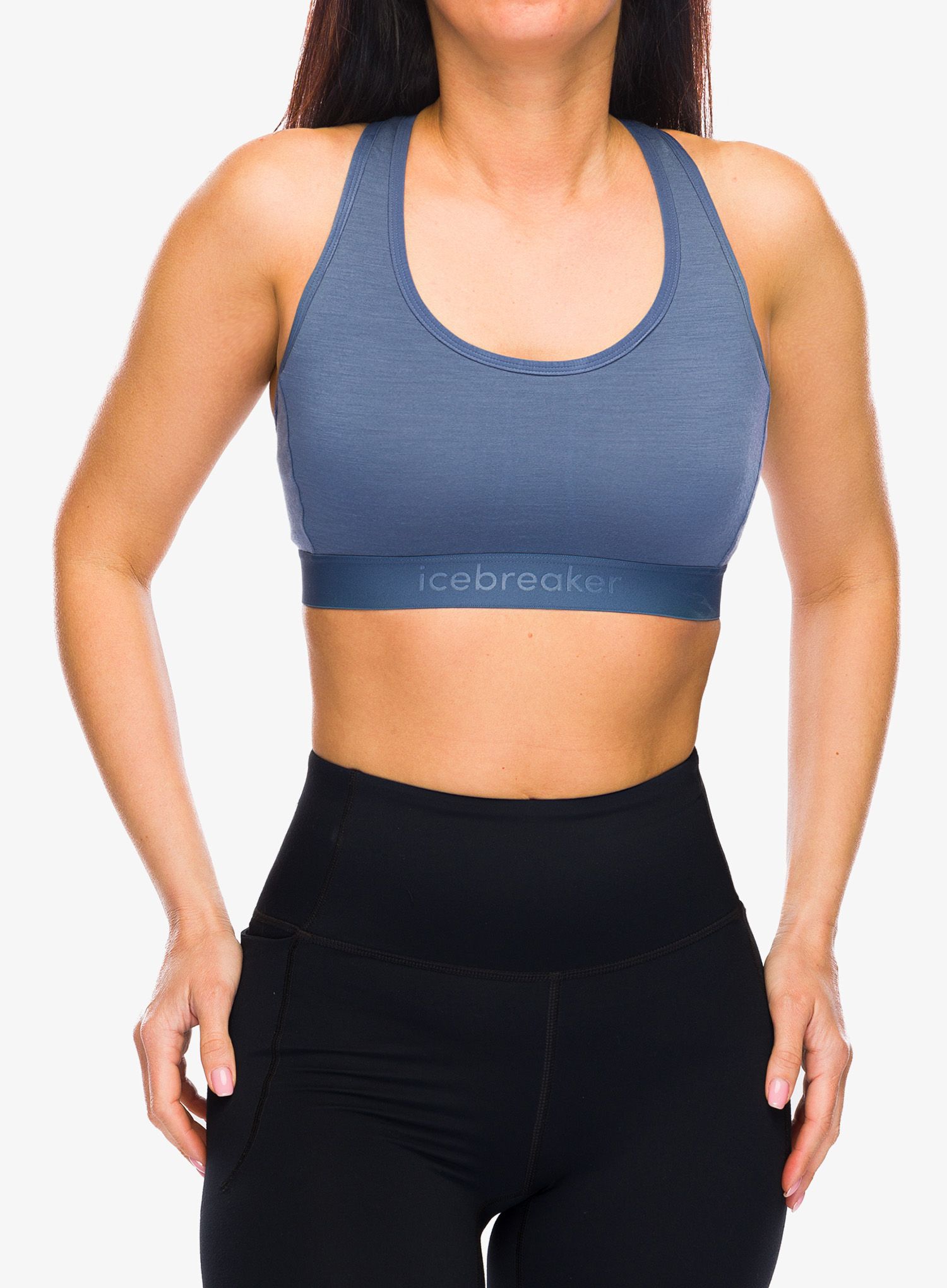 Sportovní podprsenka Icebreaker Merino 125 ZoneKnit Racerback Bra - dawn