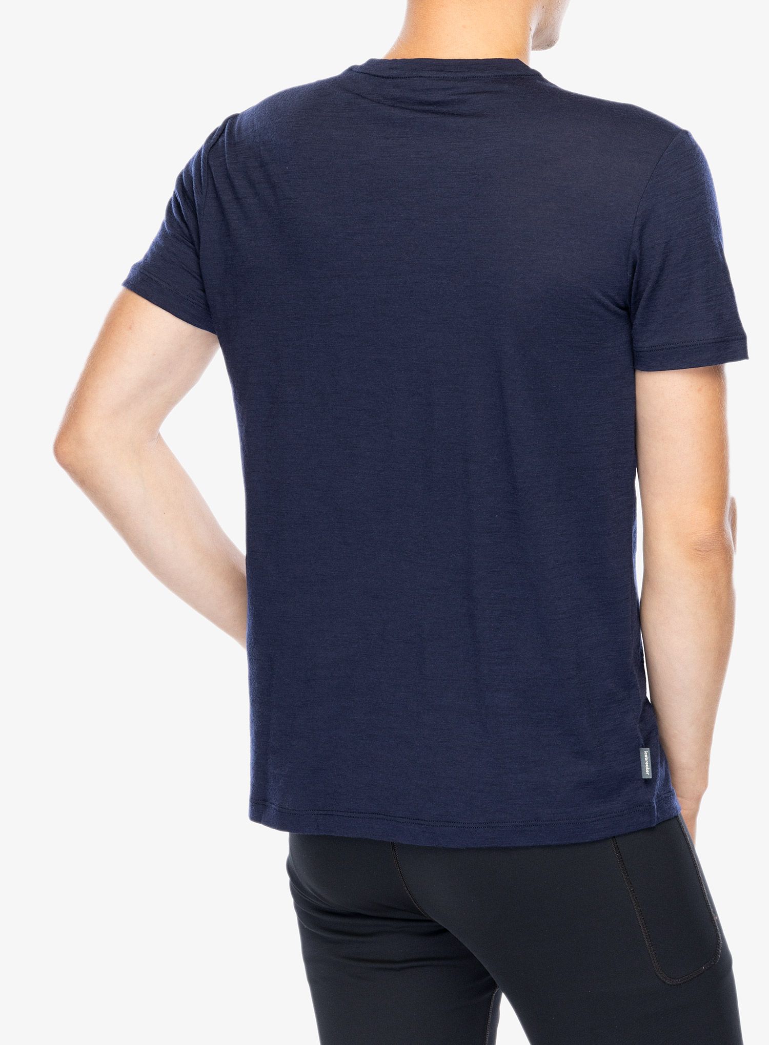 Merino triko Icebreaker Merino 150 TL SS Tee Van Life - midnight navy