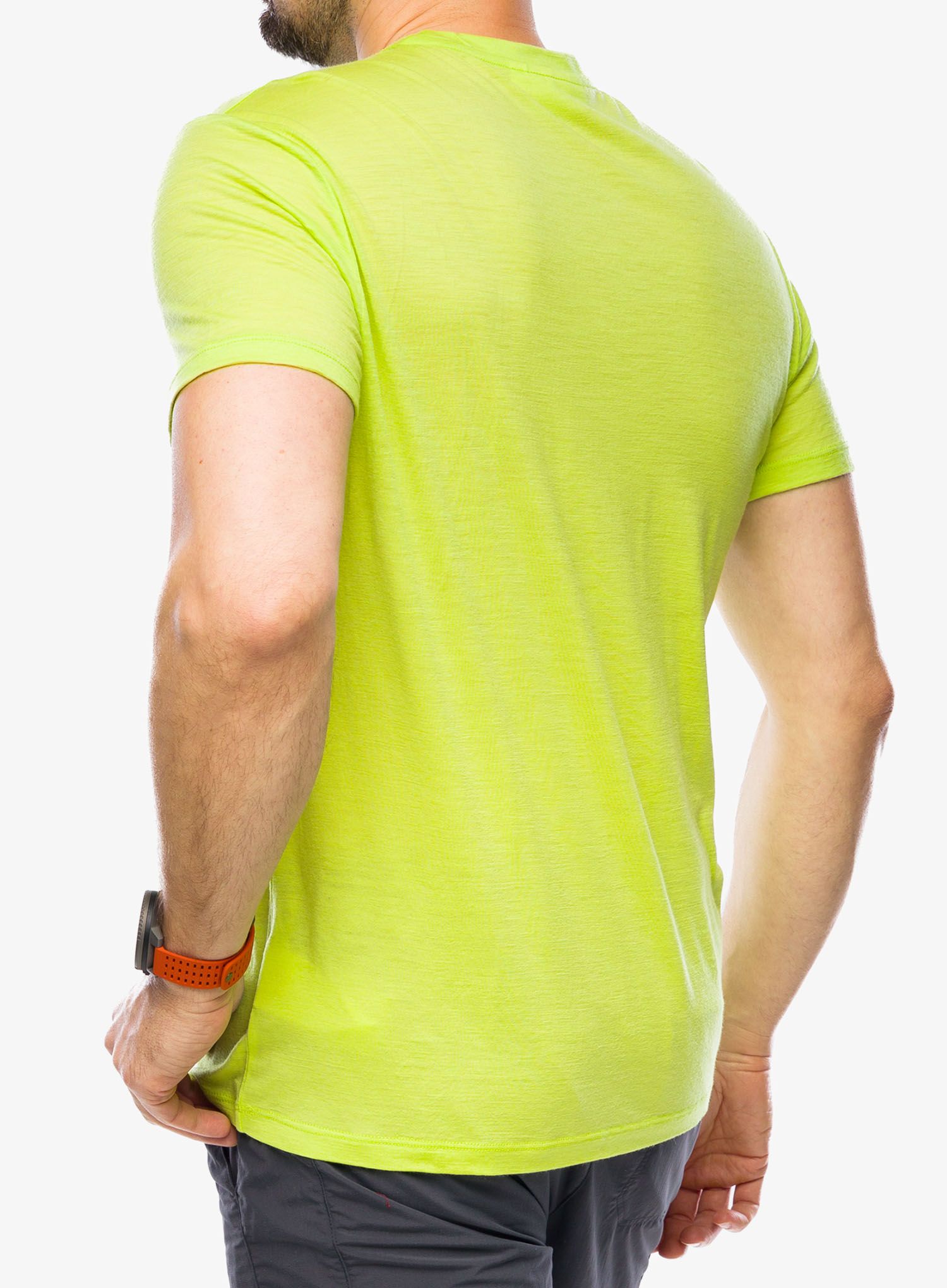 Tričko s potiskem Icebreaker Merino 150 Tech Lite III SS Tee IB Grown Naturally - hyper