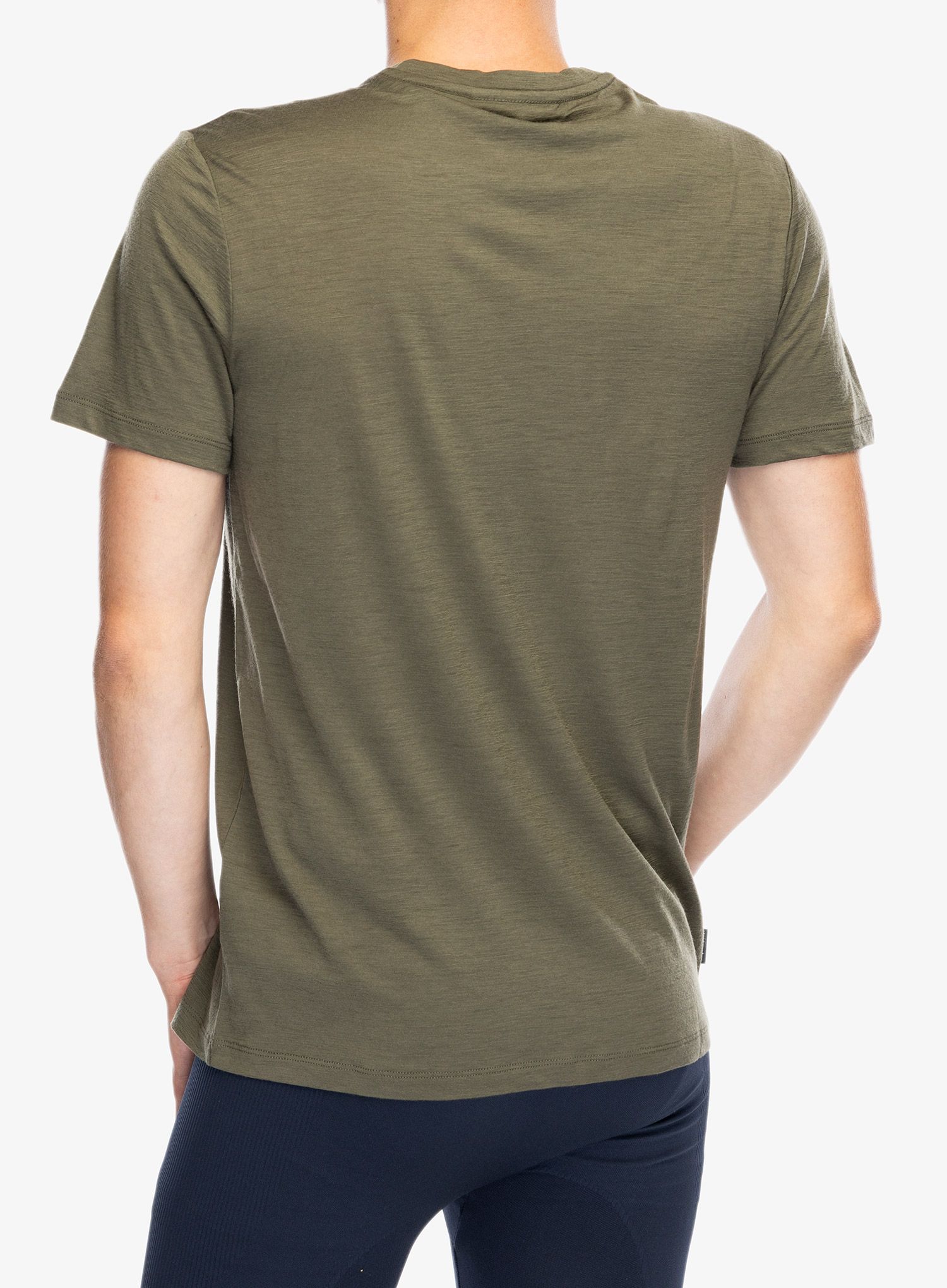 Tričko s potiskem Icebreaker Merino 150 Tech Lite III SS Tee IB Grown Naturally - loden