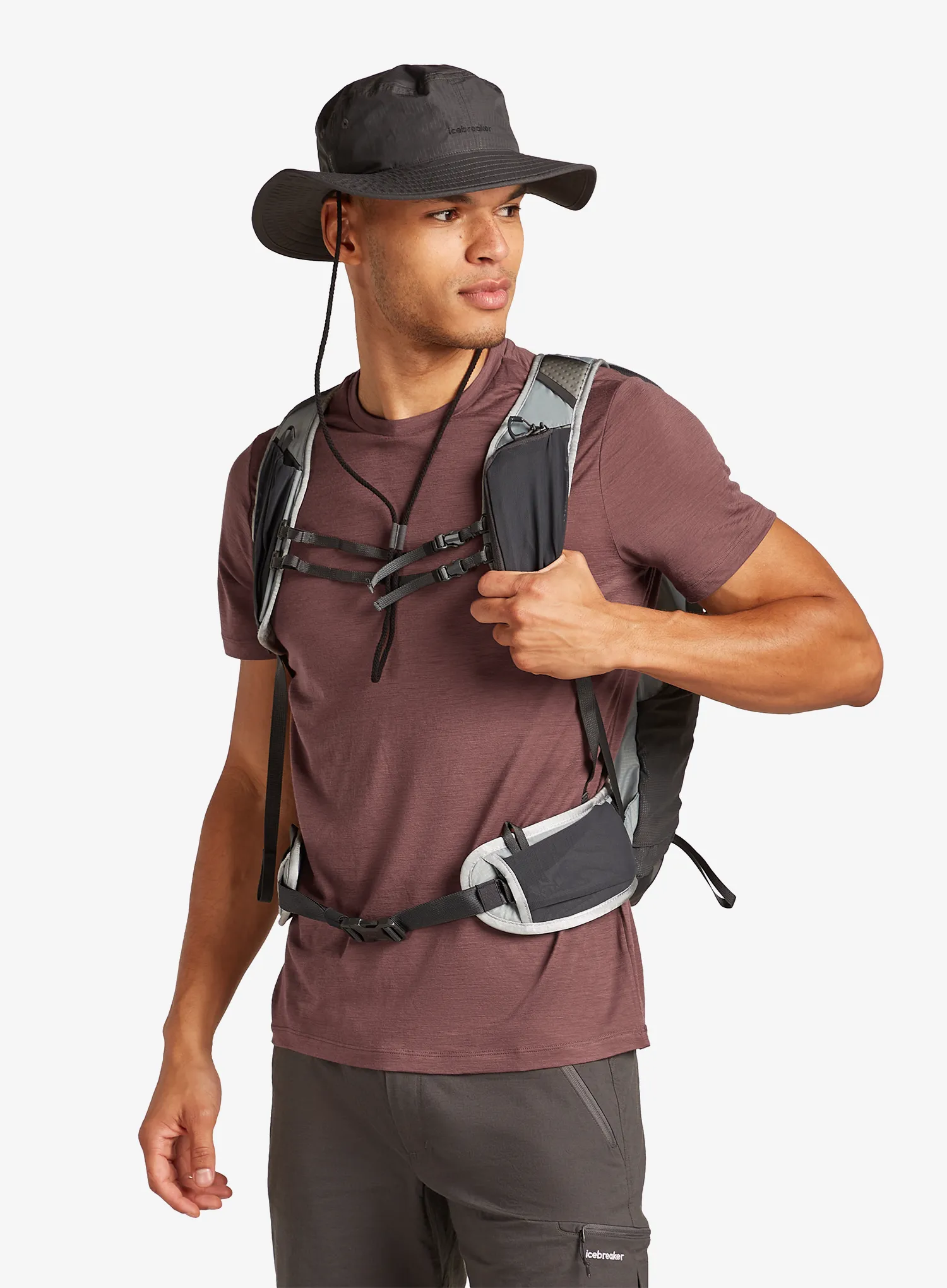 Merino triko Icebreaker Merino 150 Tech Lite III SS Tee - carob