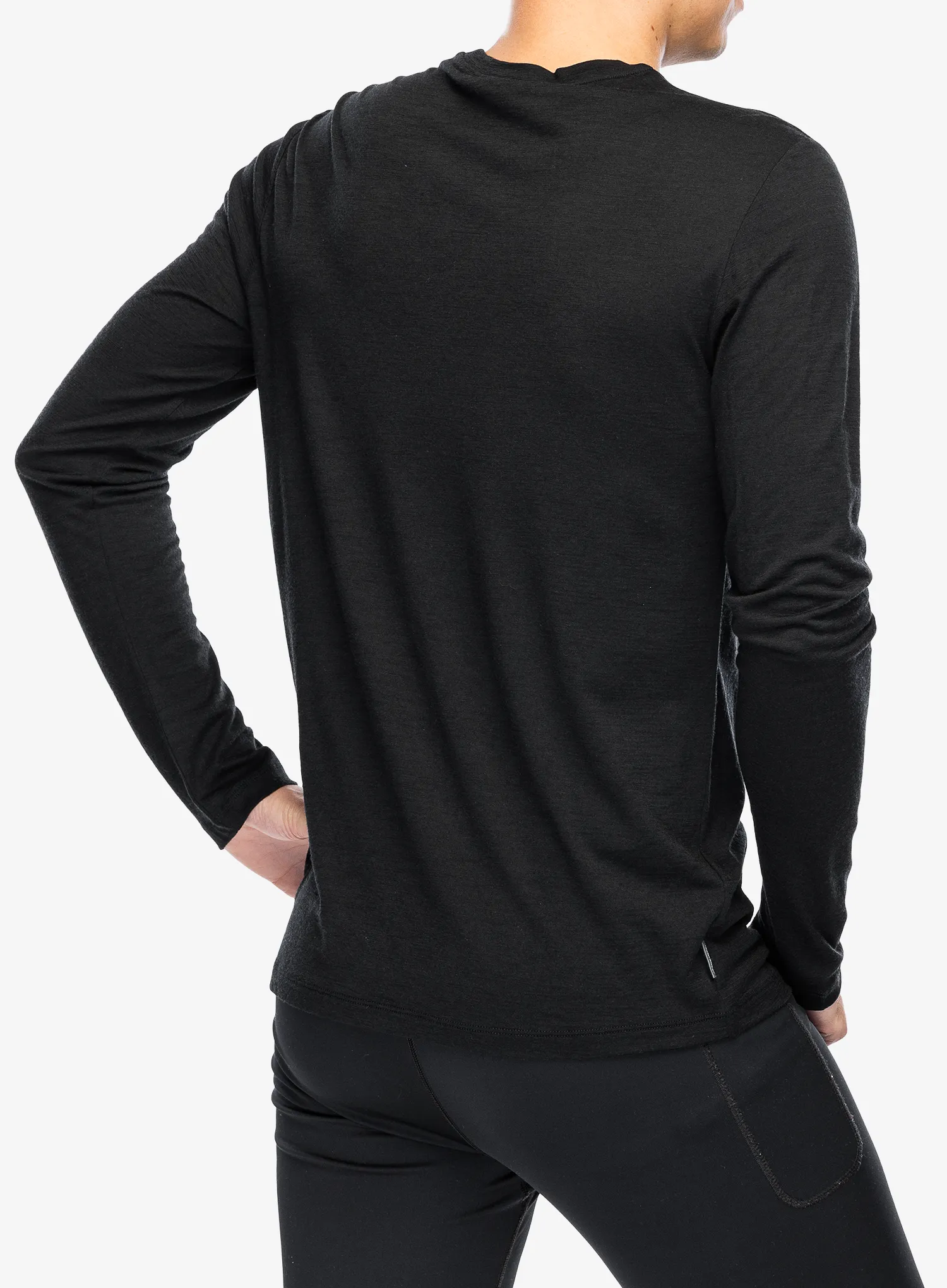 Tričko s dlouhým rukávem Icebreaker Merino 150 Tech Lite LS Tee Bear Lift  - black