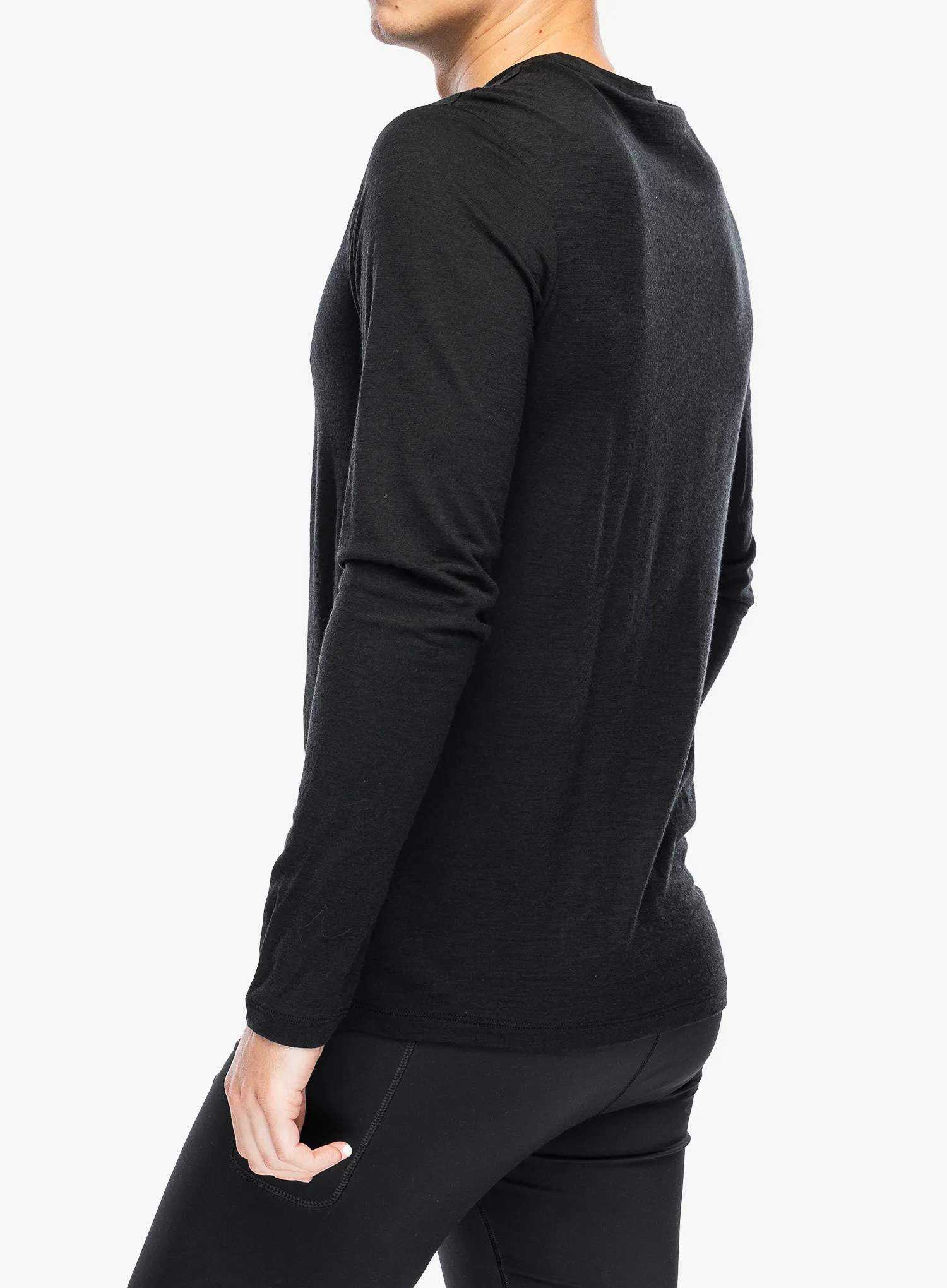 Tričko s dlouhým rukávem Icebreaker Merino 150 Tech Lite LS Tee Bear Lift  - black