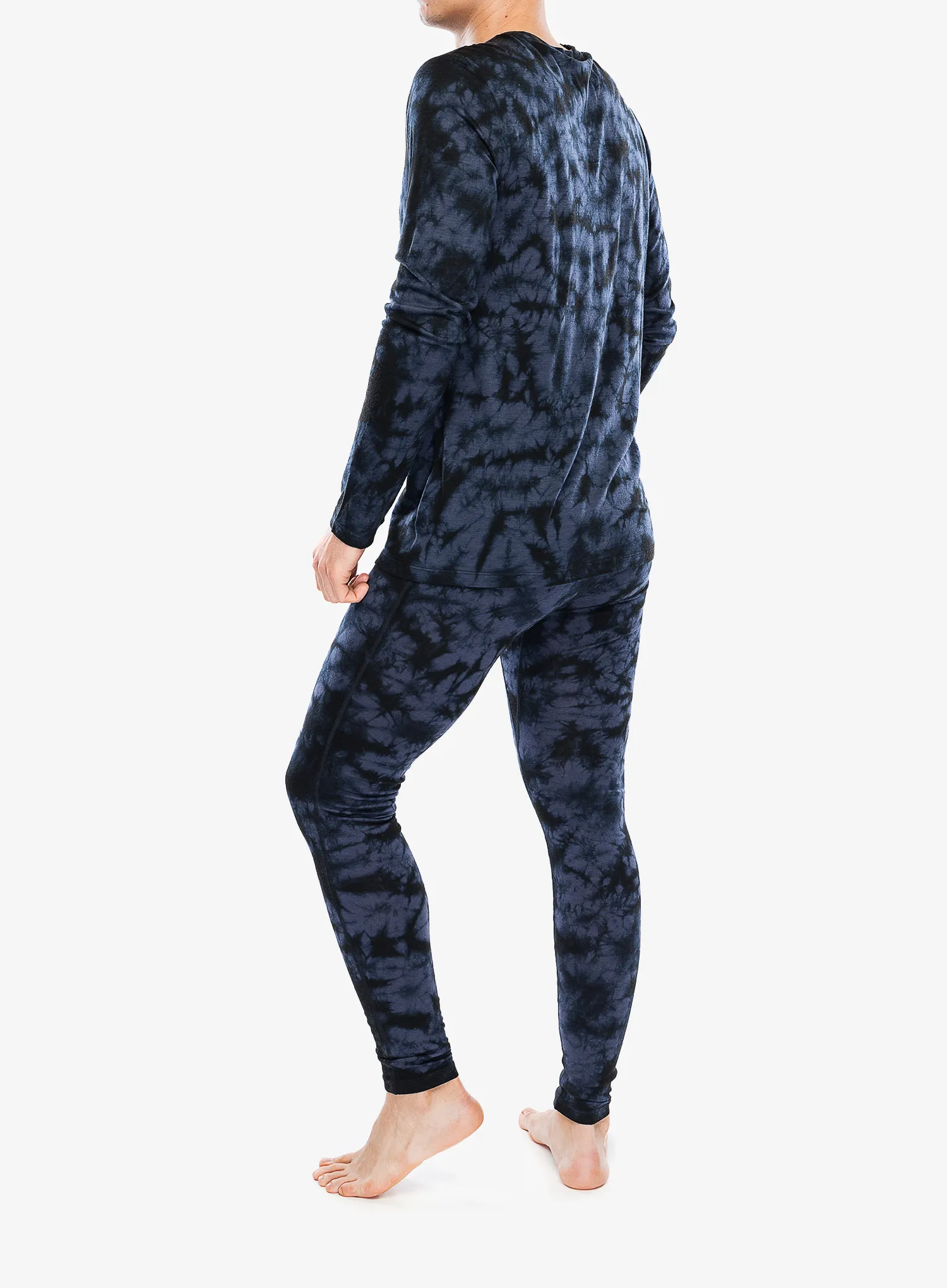 Mikina bez kapuce Icebreaker Merino 150 Tech Lite LS Tee Cloud Dye - graphite/black/cd