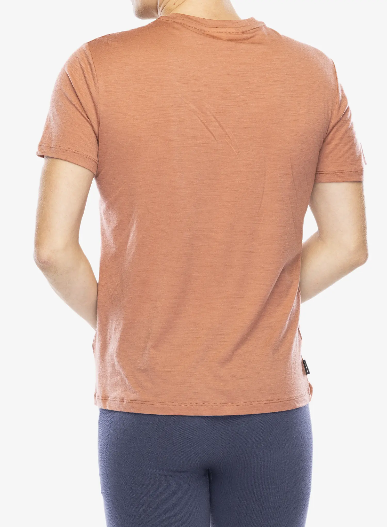Tričko s potiskem Icebreaker Merino 150 Tech Lite SS T Camp Essentials - cedar wood