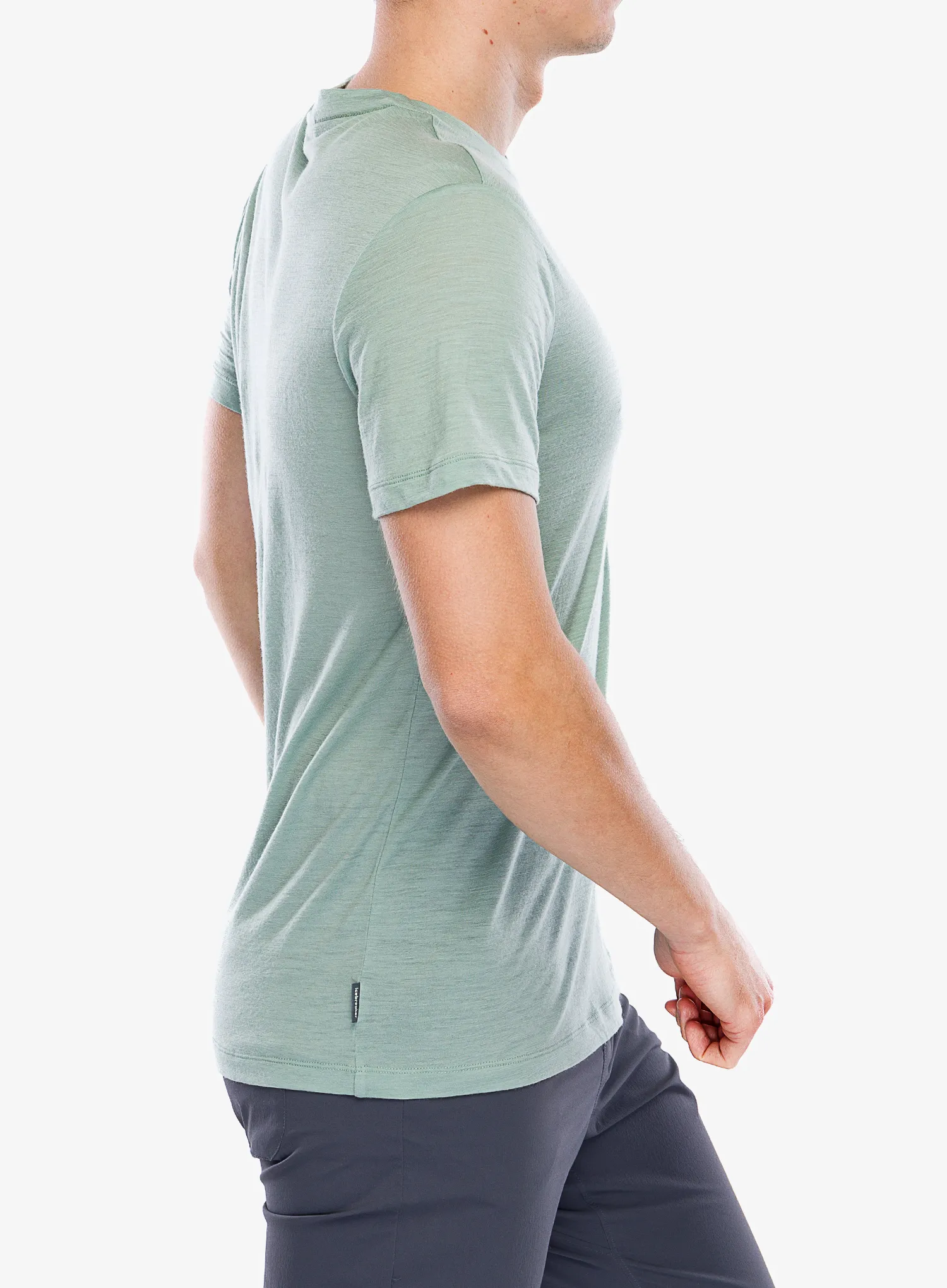 Merino triko Icebreaker Merino 150 Tech Lite SS T Polar Paddle - moss