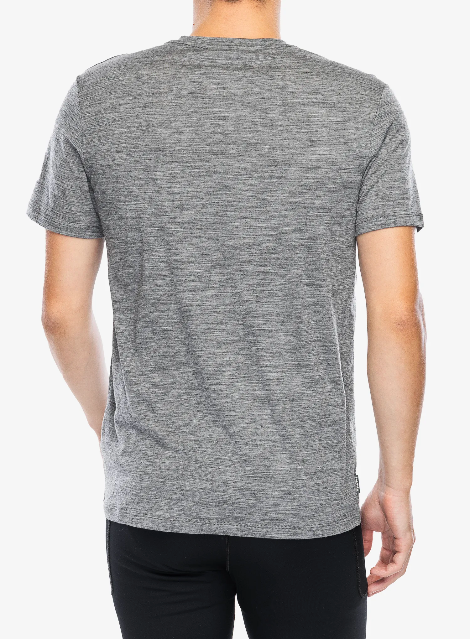 Merino triko Icebreaker Merino 150 Tech Lite SS T Pukaki Reflected - gritstone hthr