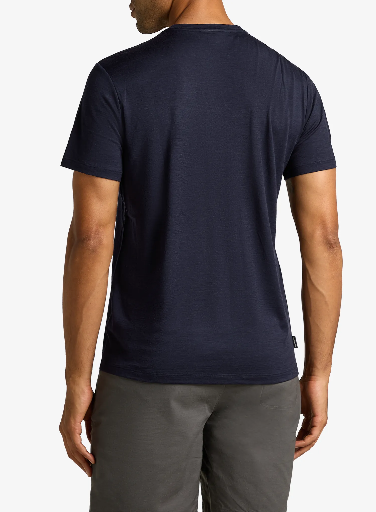 Merino triko Icebreaker Merino 150 Tech Lite SS T Pukaki Reflected - midnight navy