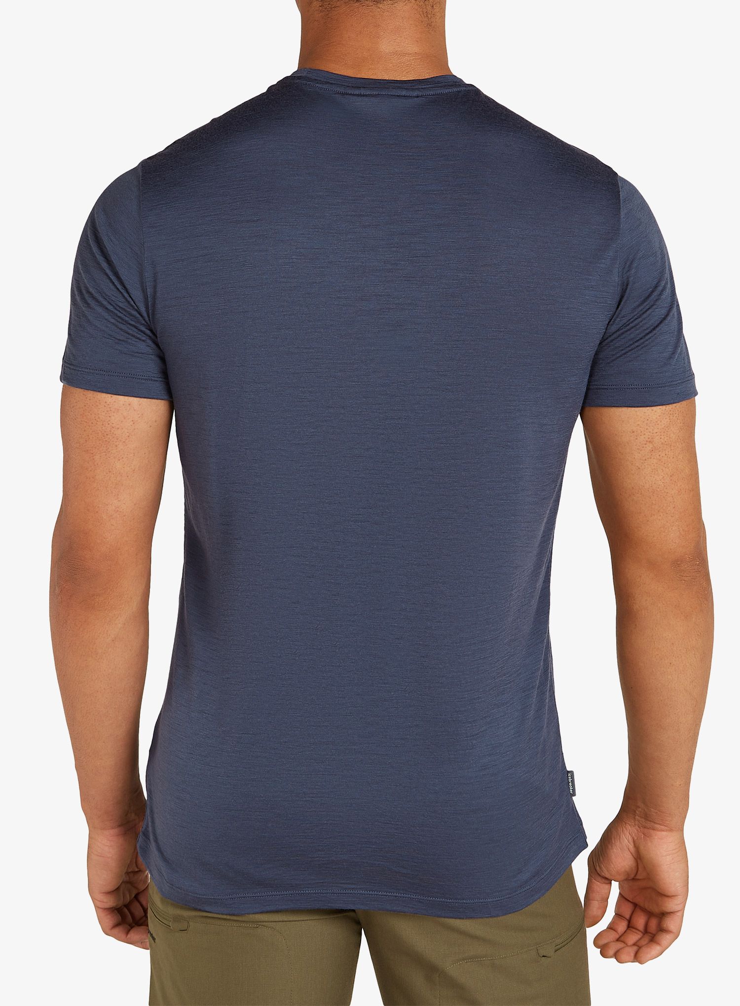 Tričko s potiskem Icebreaker Merino 150 Tech Lite SS T Rising Light - graphite