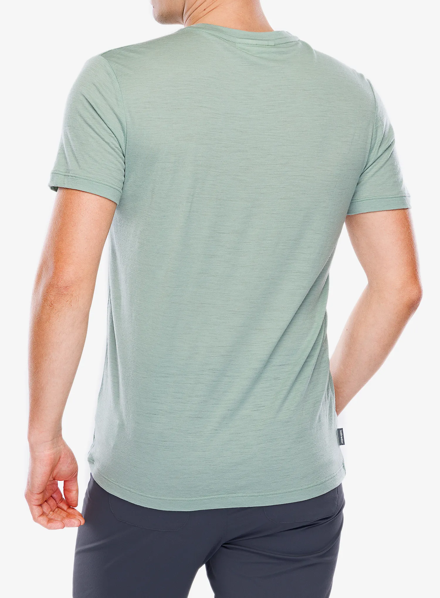 Merino triko Icebreaker Merino 150 Tech Lite SS T Rising Light - moss