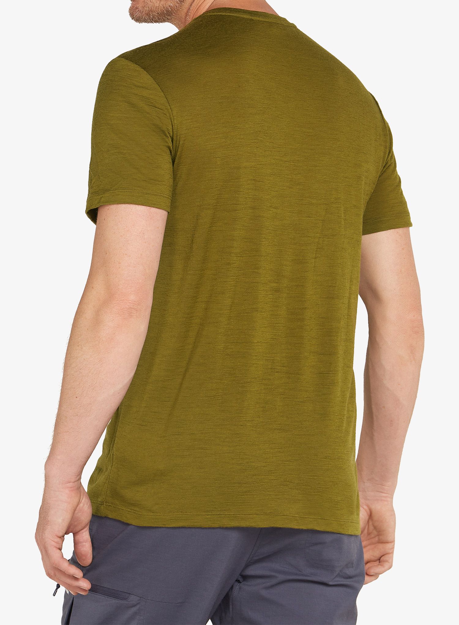 Merino triko Icebreaker Merino 150 Tech Lite SS T Skiing Yeti - algae