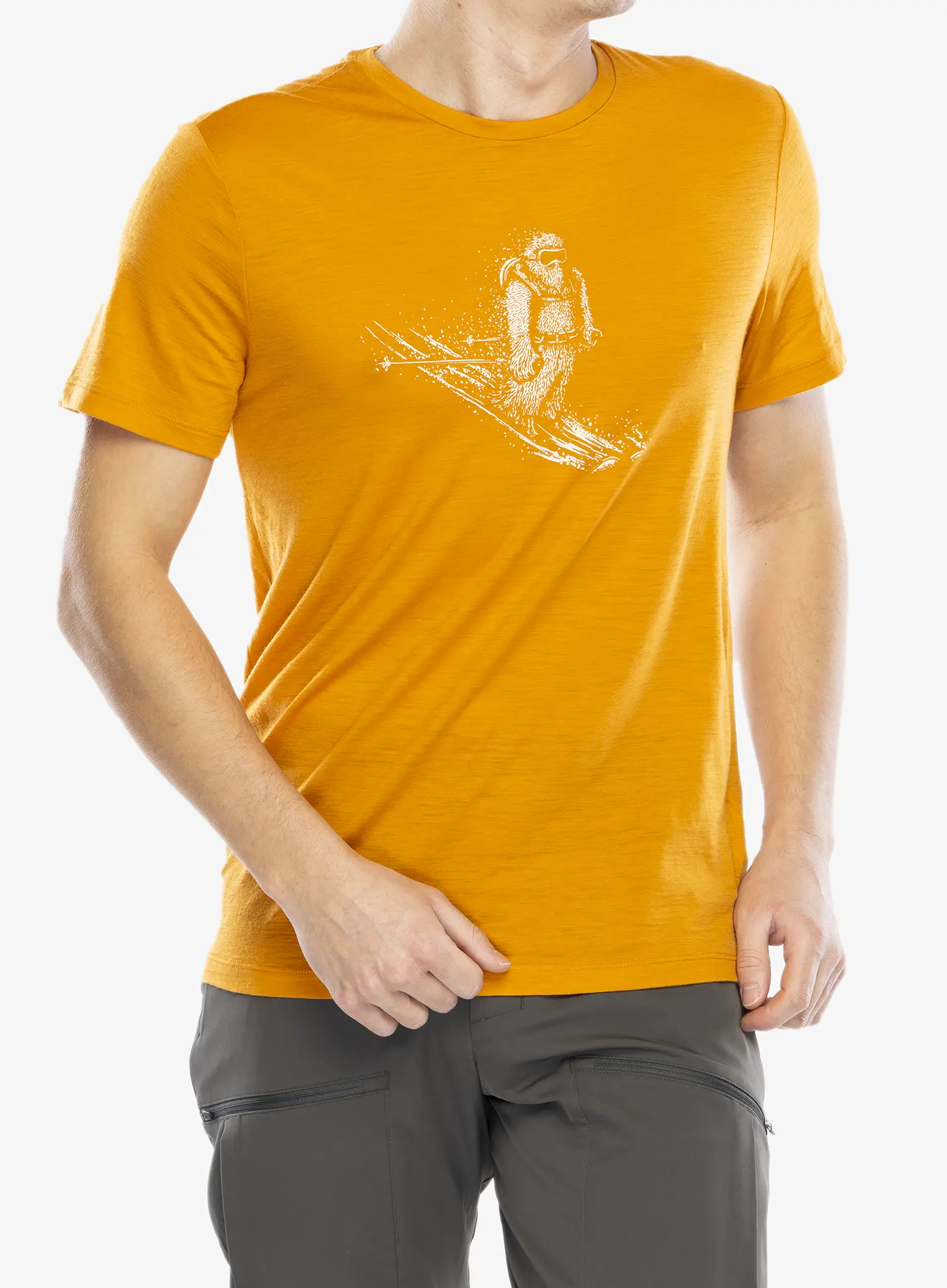 Merino triko Icebreaker Merino 150 Tech Lite SS T Skiing Yeti - ray