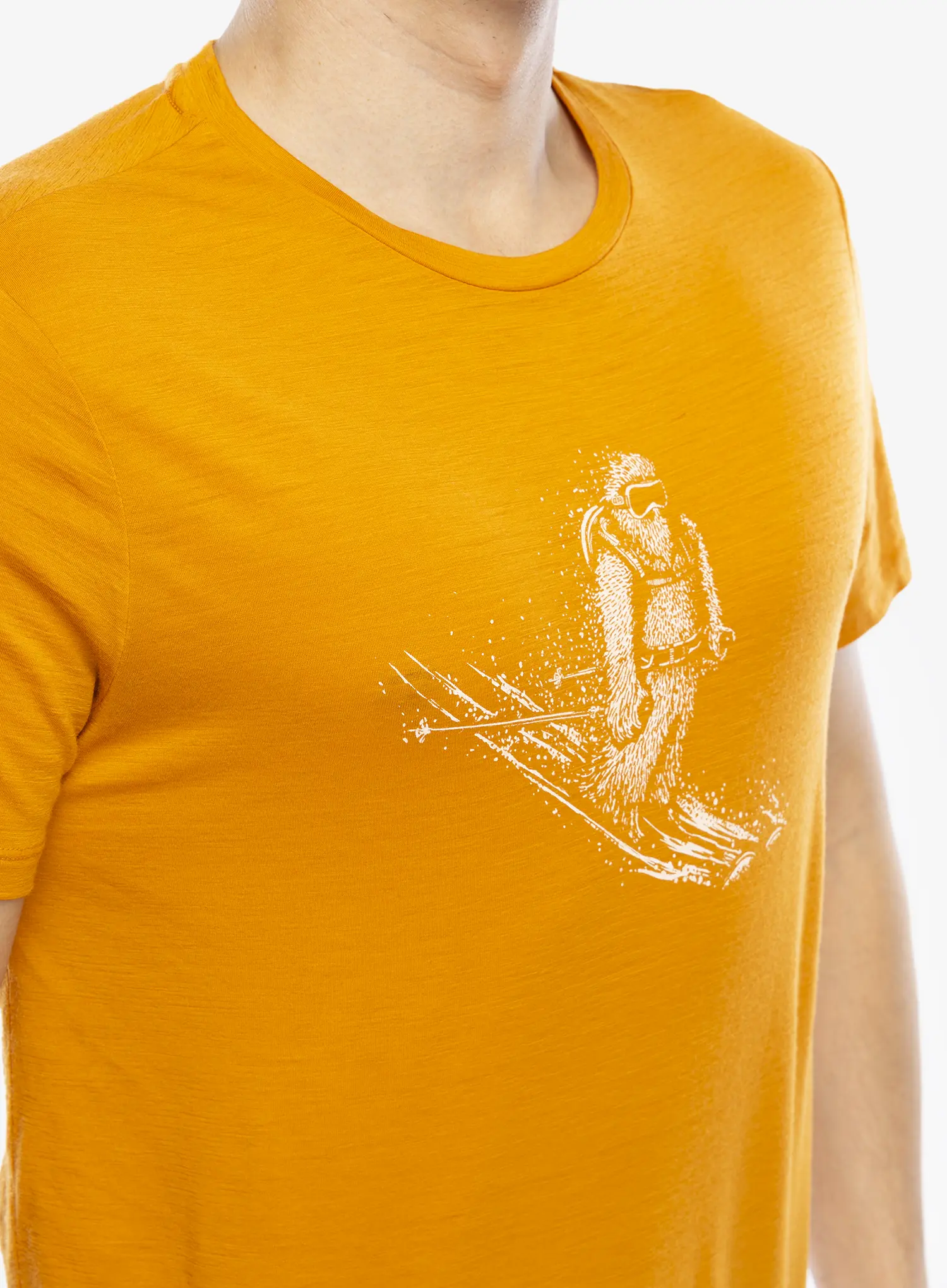 Merino triko Icebreaker Merino 150 Tech Lite SS T Skiing Yeti - ray