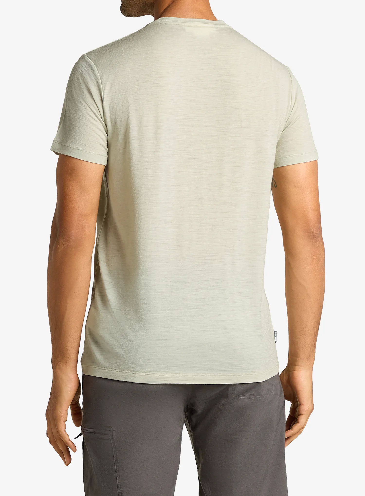 Merino triko Icebreaker Merino 150 Tech Lite SS Tee Catch Me Outside - ashen