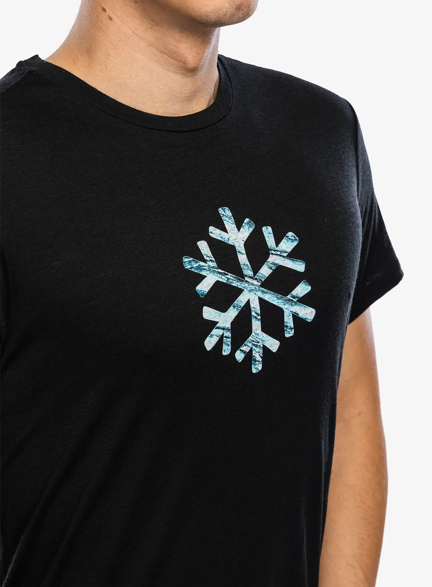 Merino triko Icebreaker Merino 150 Tech Lite SS Tee POW - black