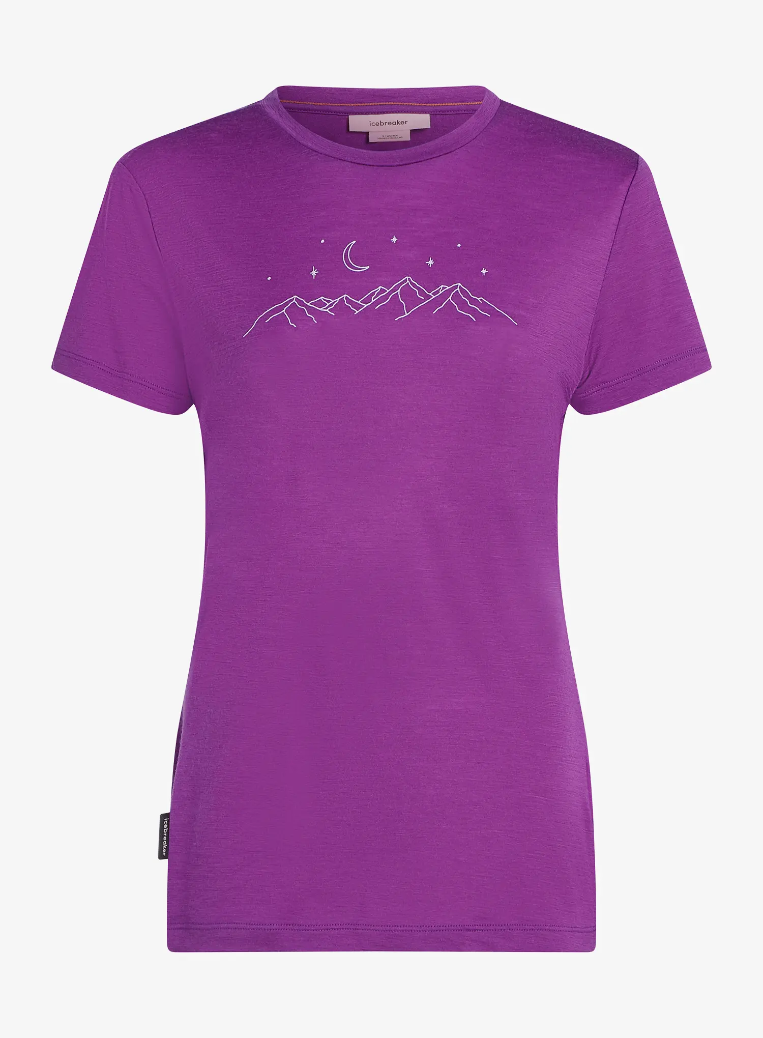 Dámské tričko Icebreaker Merino 150 Tech Lite SS Tee Sparkling Stars - passion