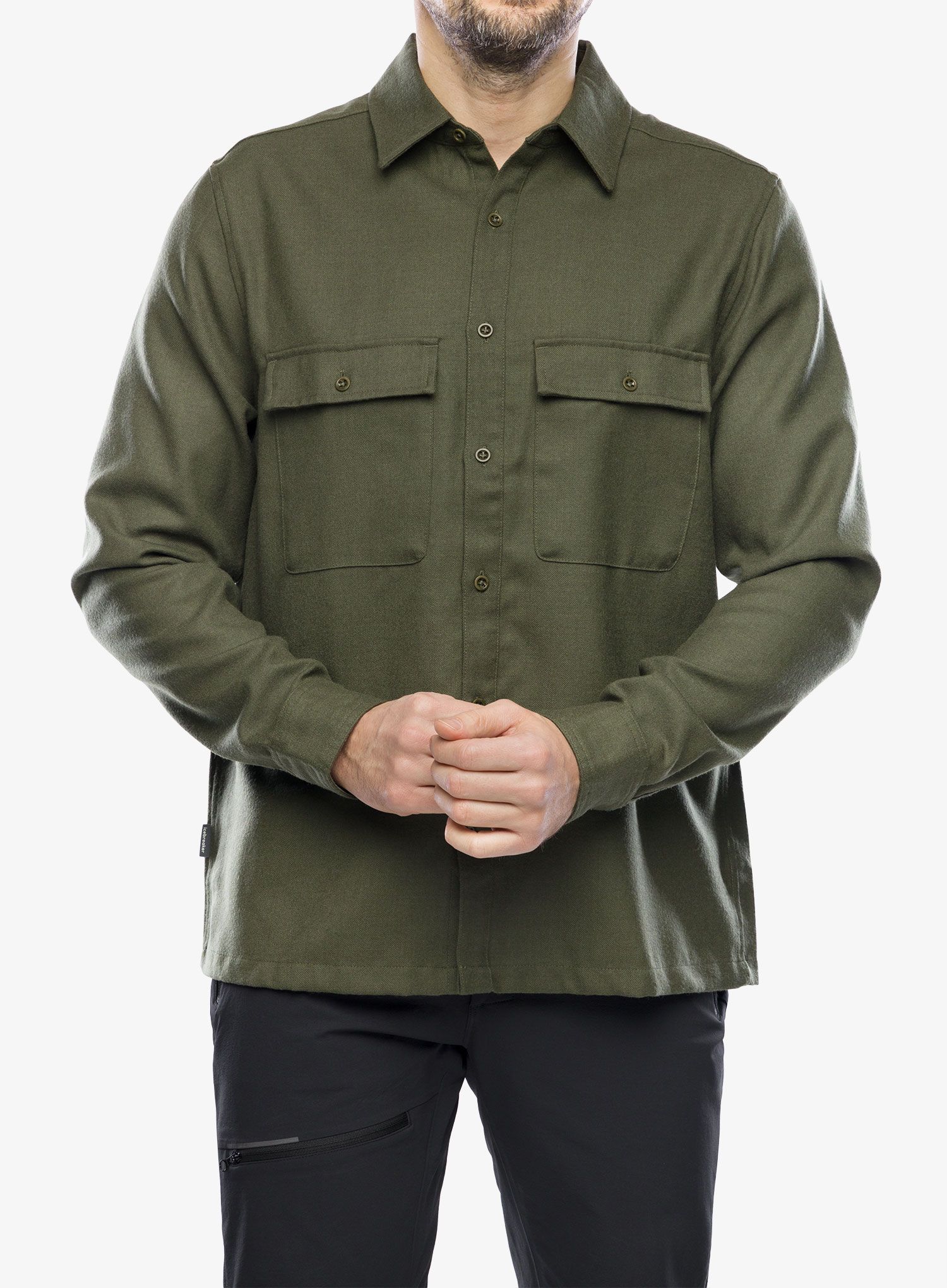 Turistická košile Icebreaker Merino 200 Dawnder LS Flannel Shirt - loden