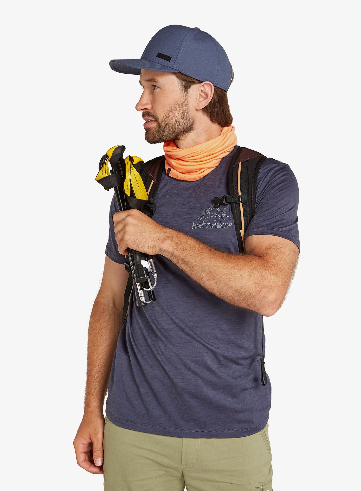 Multifunkční šátek Icebreaker Merino 200 Flexi Chute - feldspar