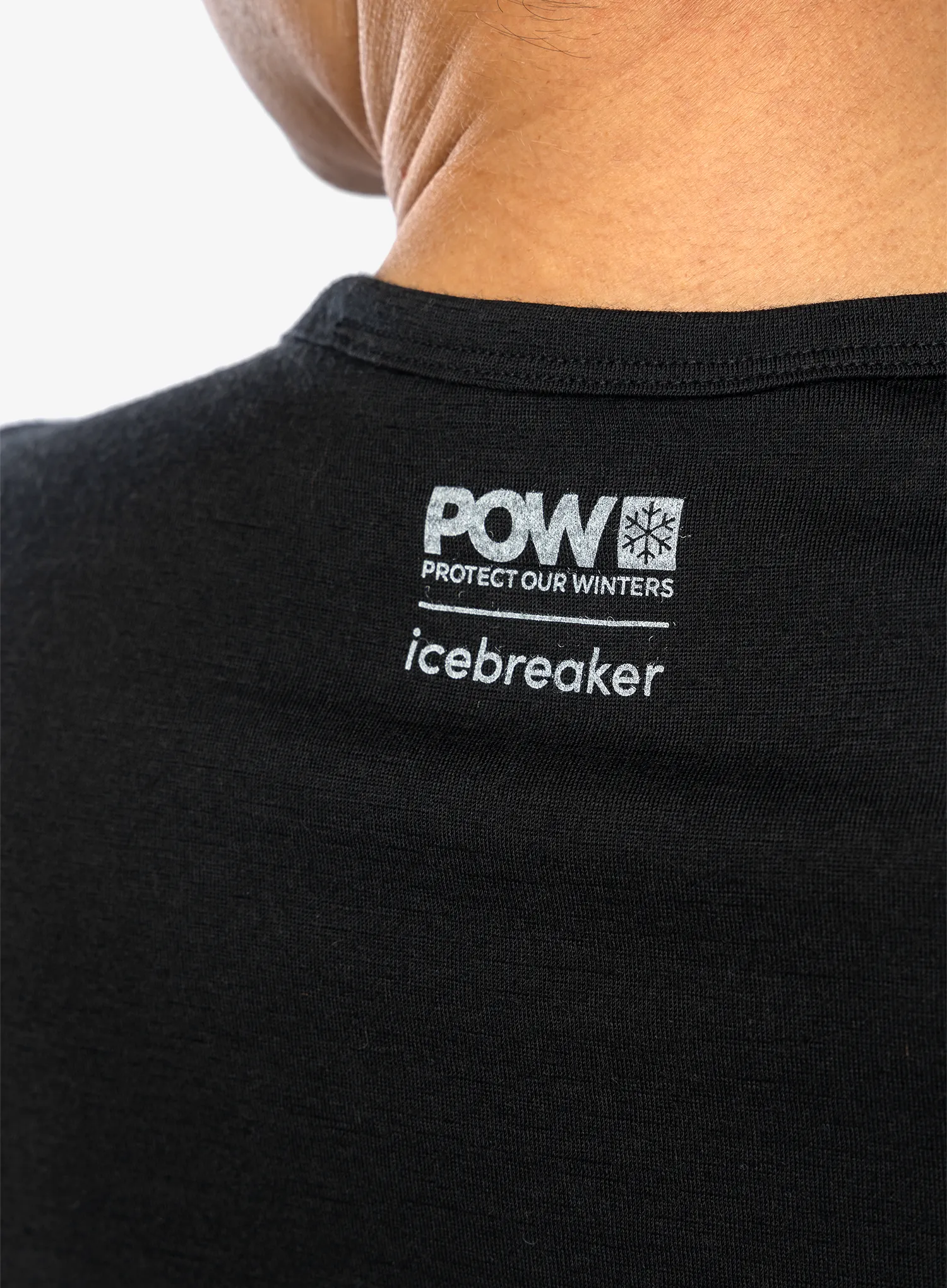 Funkční mikina Icebreaker Merino 200 Oasis LS Crewe POW - black