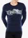 Pánská mikina Icebreaker Merino 200 Oasis LS Crewe Remarkables - midnight navy