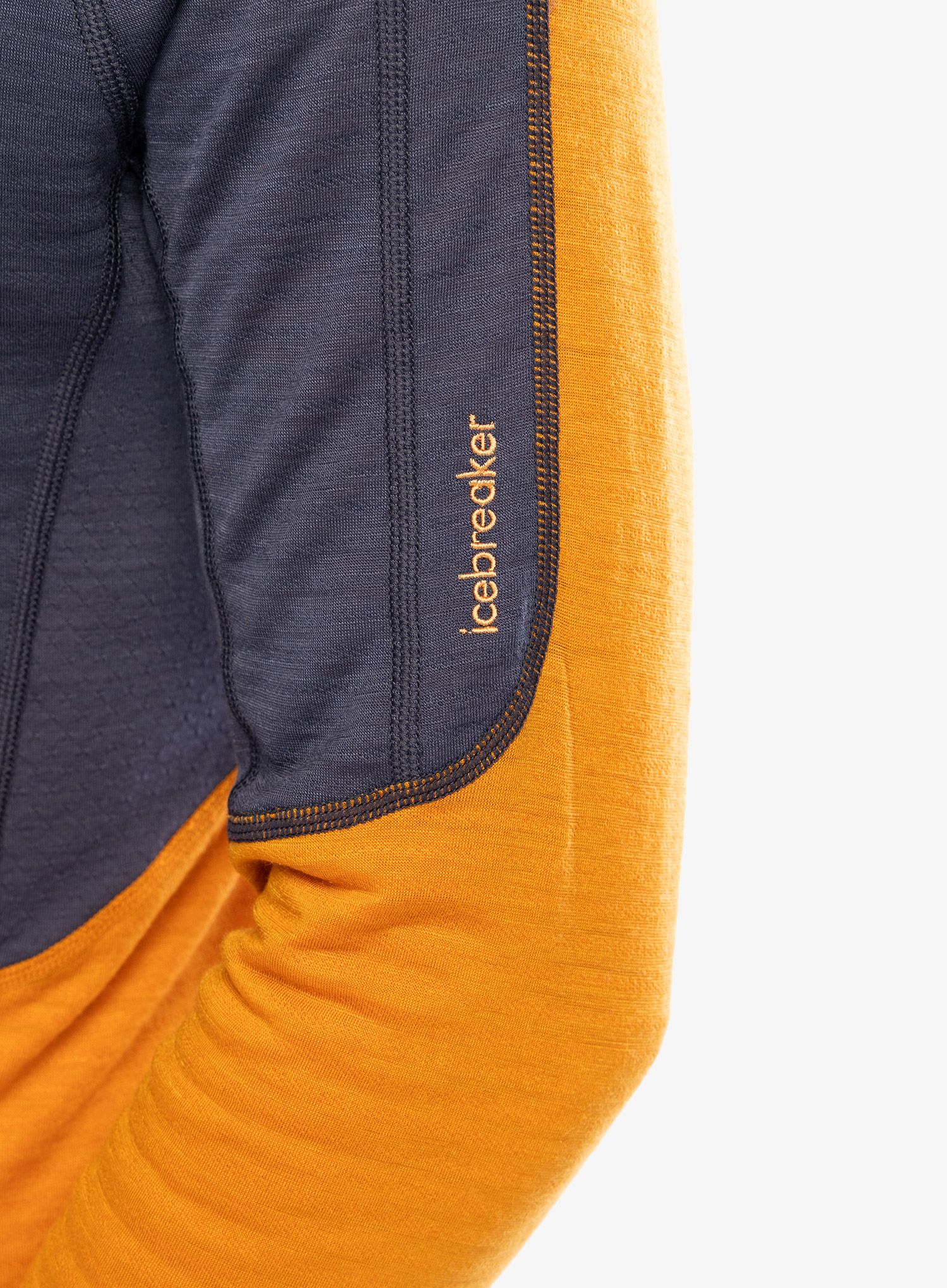 Mikina bez kapuce Icebreaker Merino 200 Realfleece Descender LS Half Zip - graphite/ray/feldsar/cb