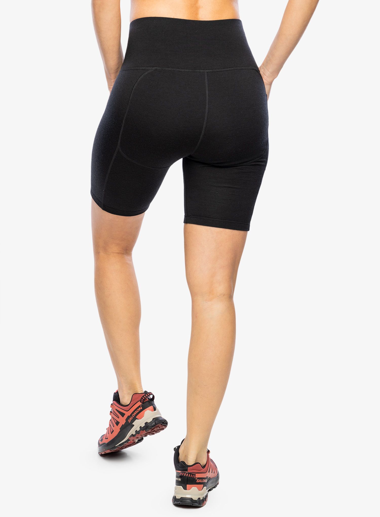 Kraťasy dámské Icebreaker Merino 260 Fastray II 8 High Rise Shorts - black