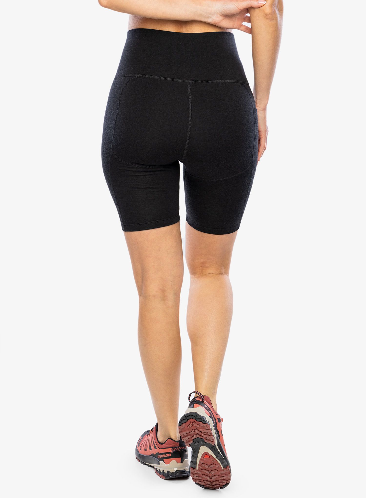 Kraťasy dámské Icebreaker Merino 260 Fastray II 8 High Rise Shorts - black
