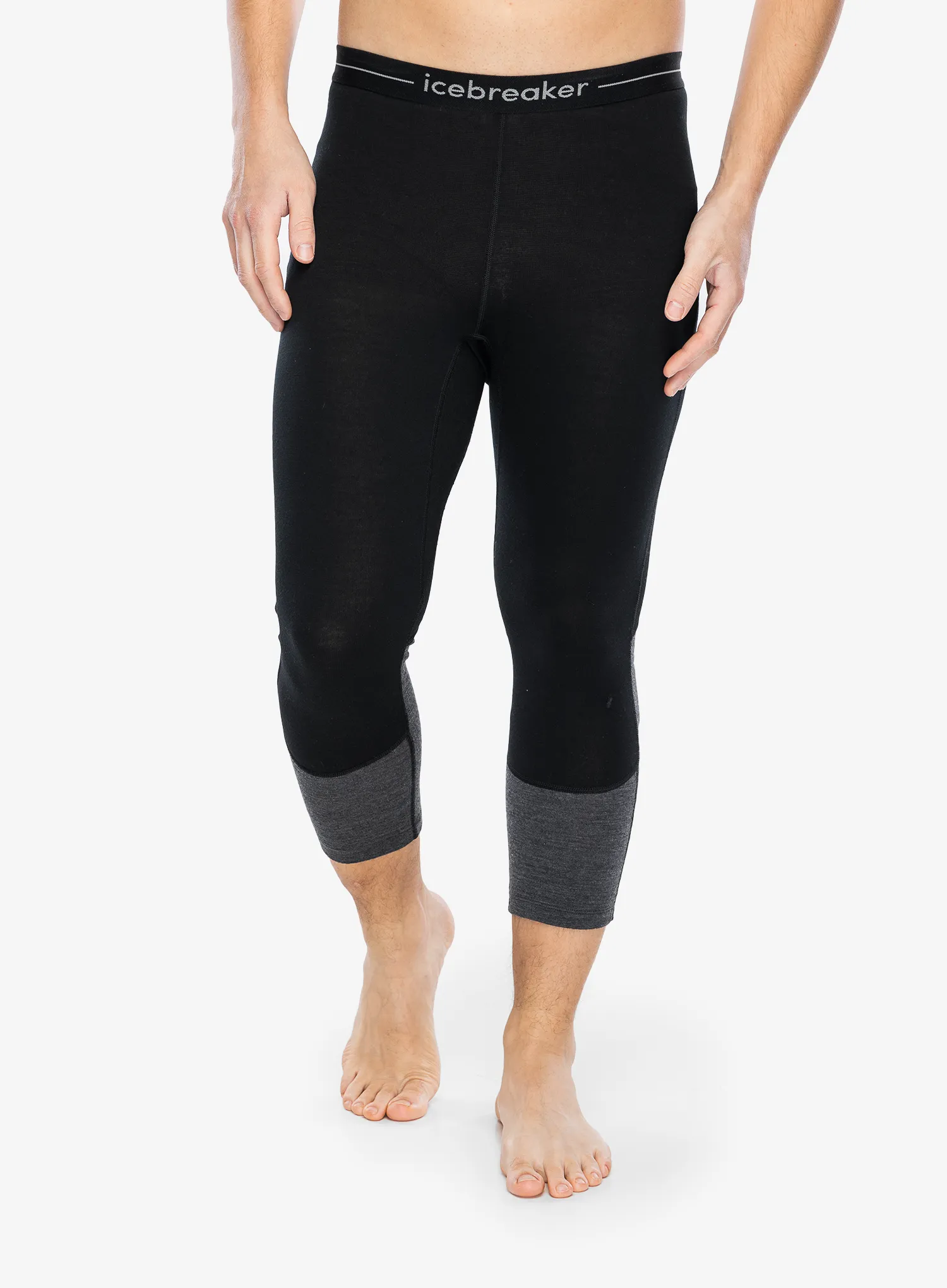 Termolegíny Icebreaker Merino 260 ZoneKnit Legless - black/jet