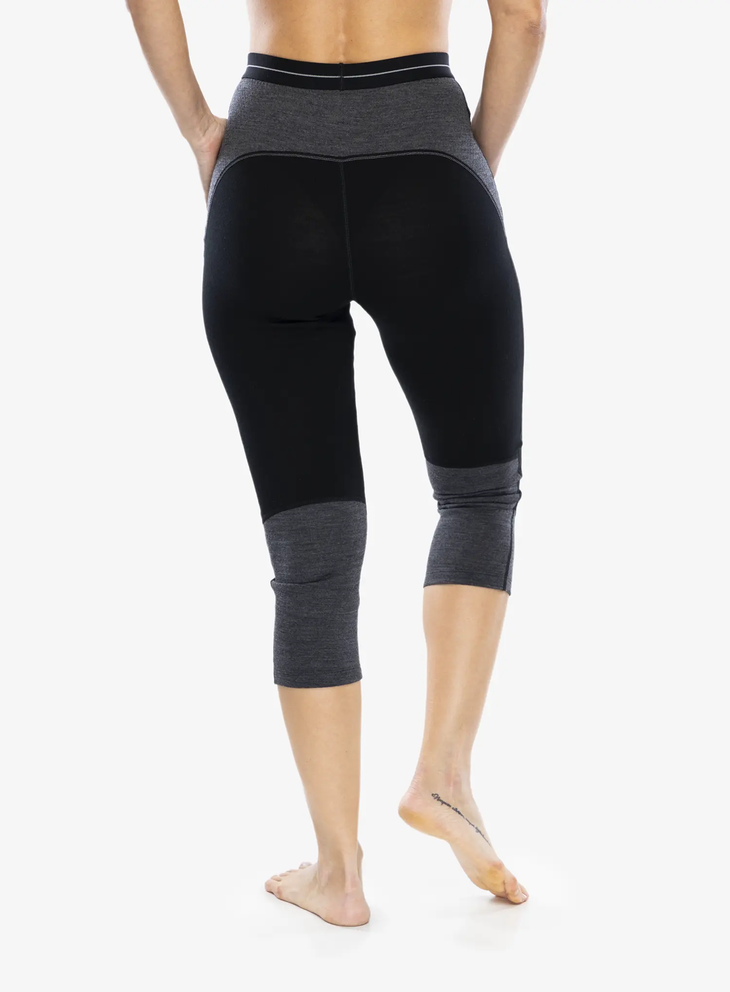Termolegíny dámské Icebreaker Merino 260 ZoneKnit Legless - black/jet