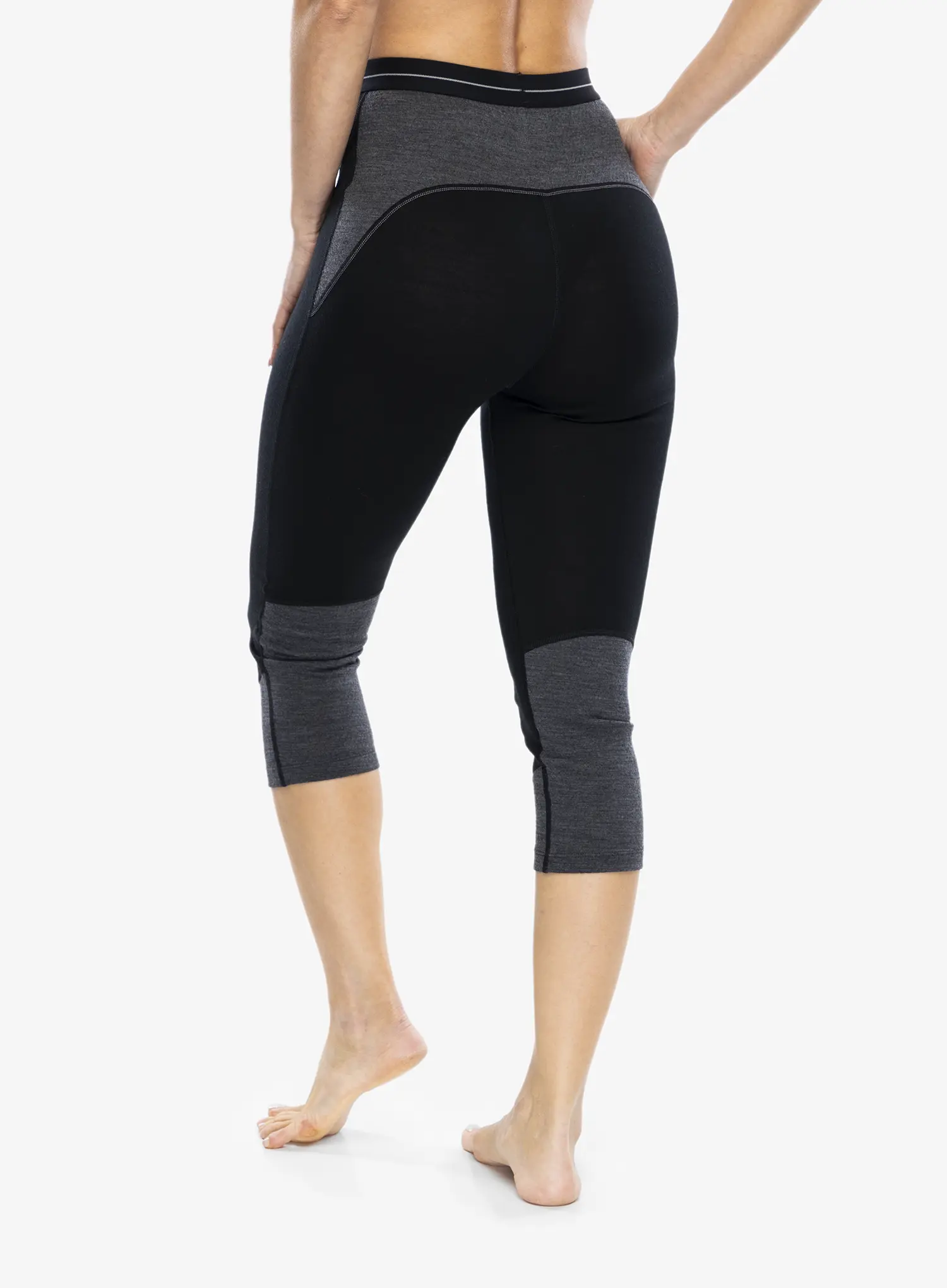 Termolegíny dámské Icebreaker Merino 260 ZoneKnit Legless - black/jet
