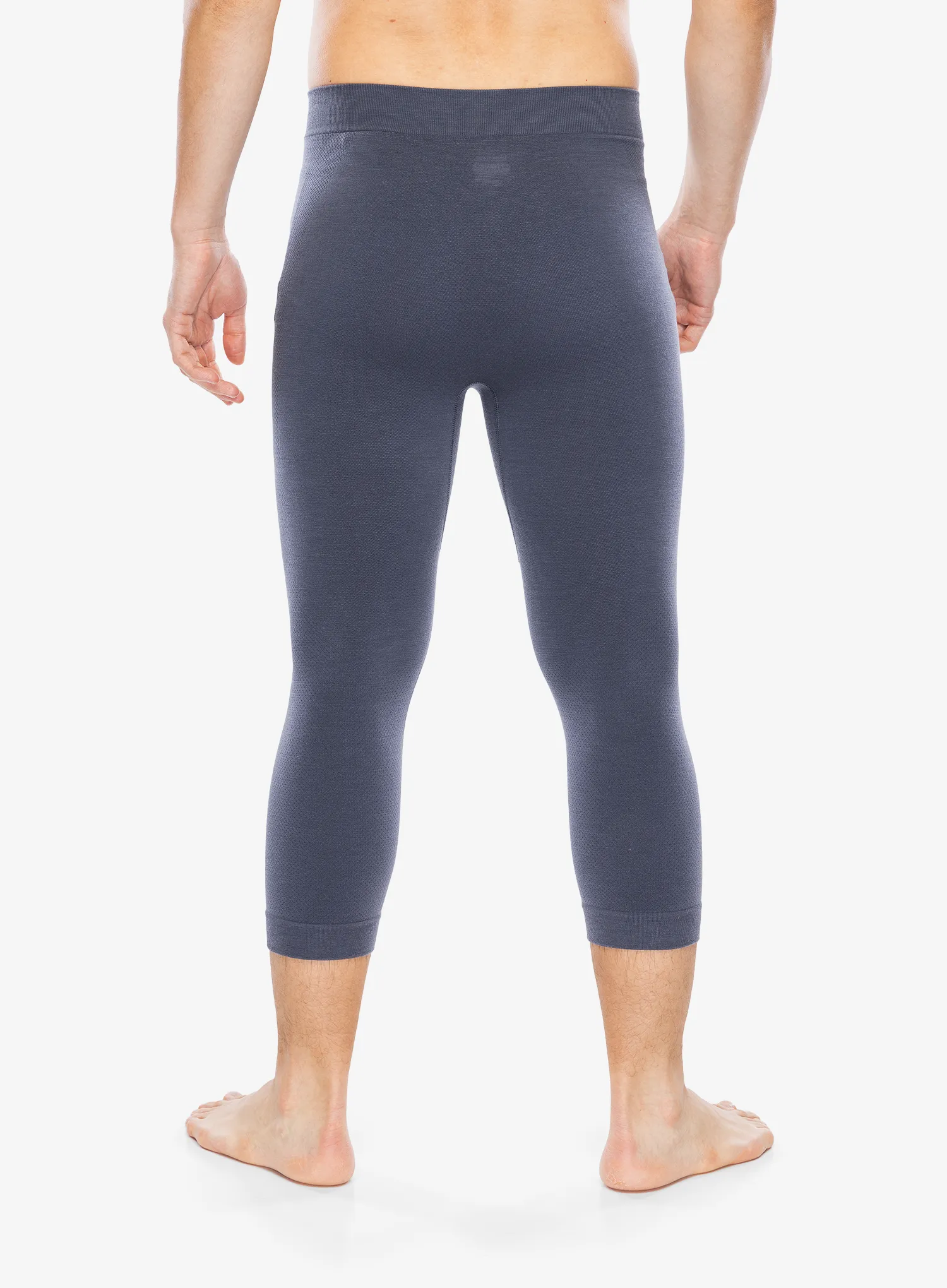 Termolegíny Icebreaker Merino 260 Zoneknit Seamless 3/4 Tights - graphite