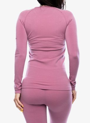 Dámská funkční mikina Icebreaker Merino 260 Zoneknit Seamless LS Crewe - deco