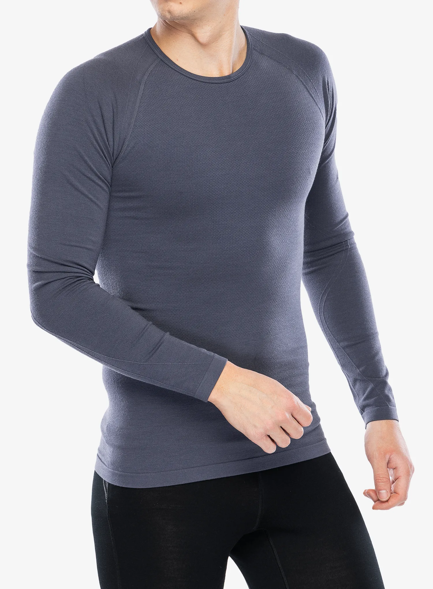 Funkční mikina Icebreaker Merino 260 Zoneknit Seamless LS Crewe - graphite