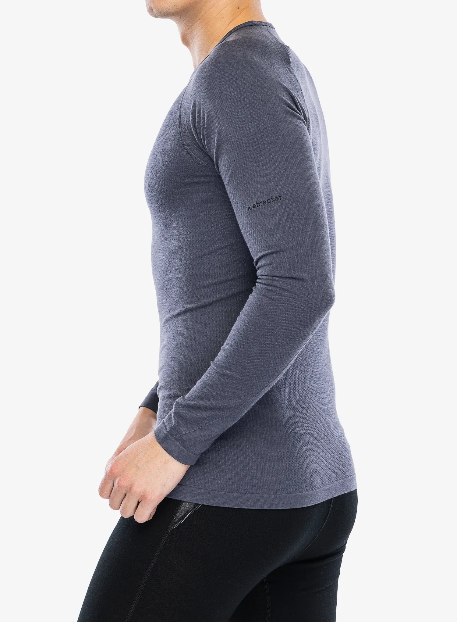 Funkční mikina Icebreaker Merino 260 Zoneknit Seamless LS Crewe - graphite