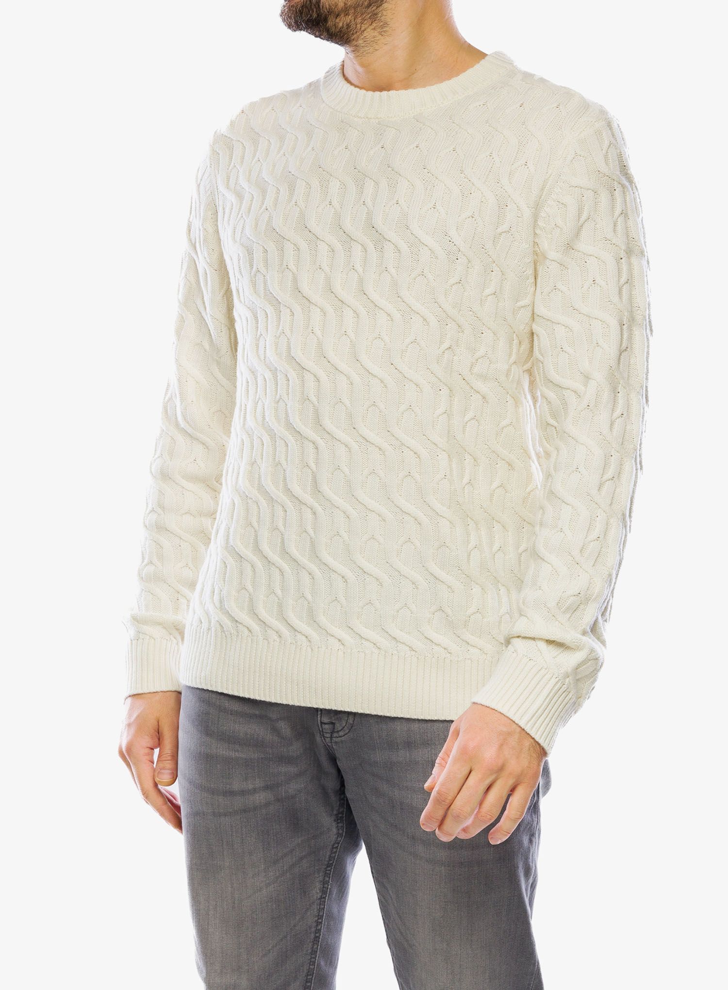 Vlněný svetr Icebreaker Merino Cable Knit Crewe Sweater - undyed