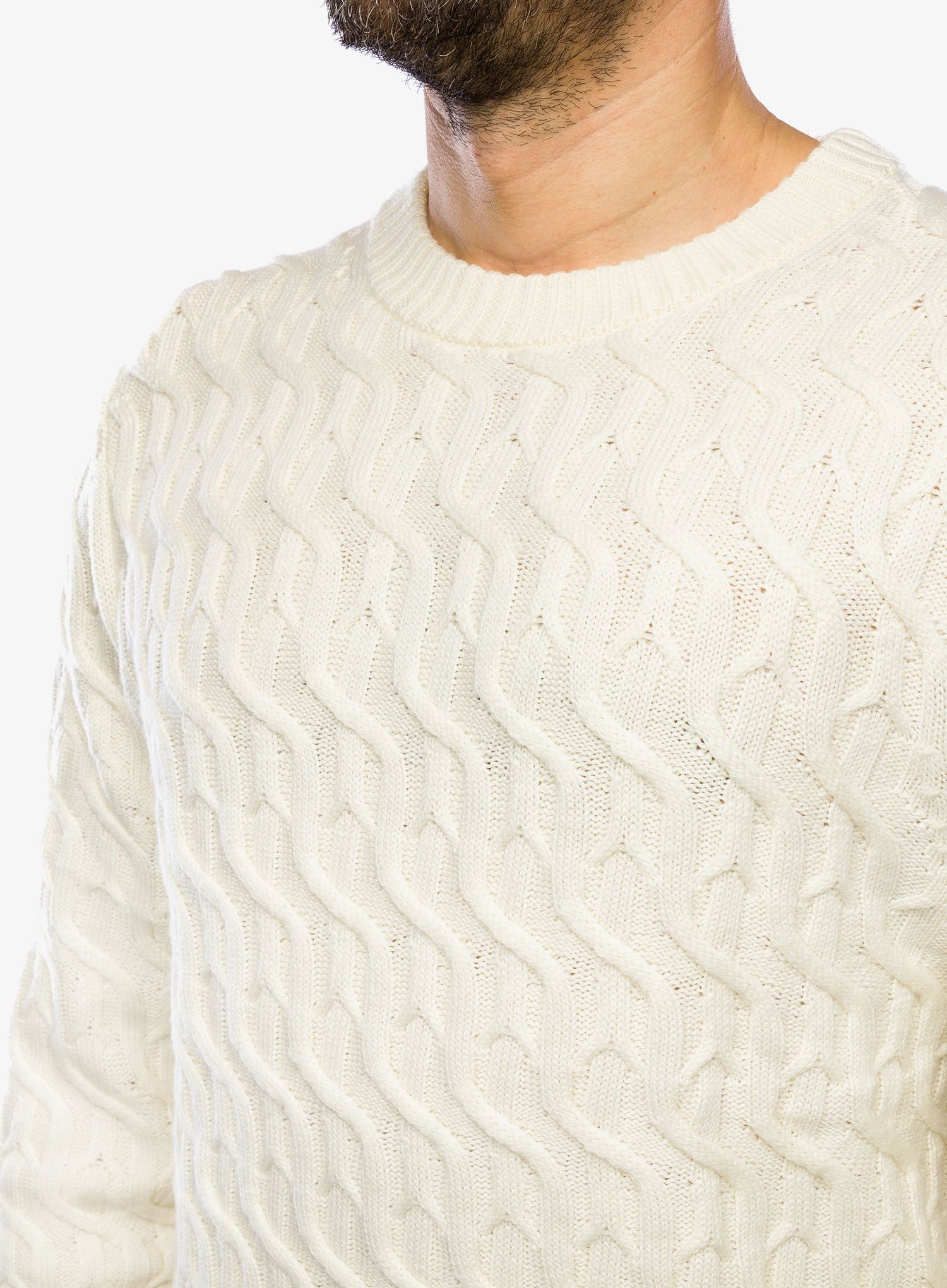 Vlněný svetr Icebreaker Merino Cable Knit Crewe Sweater - undyed
