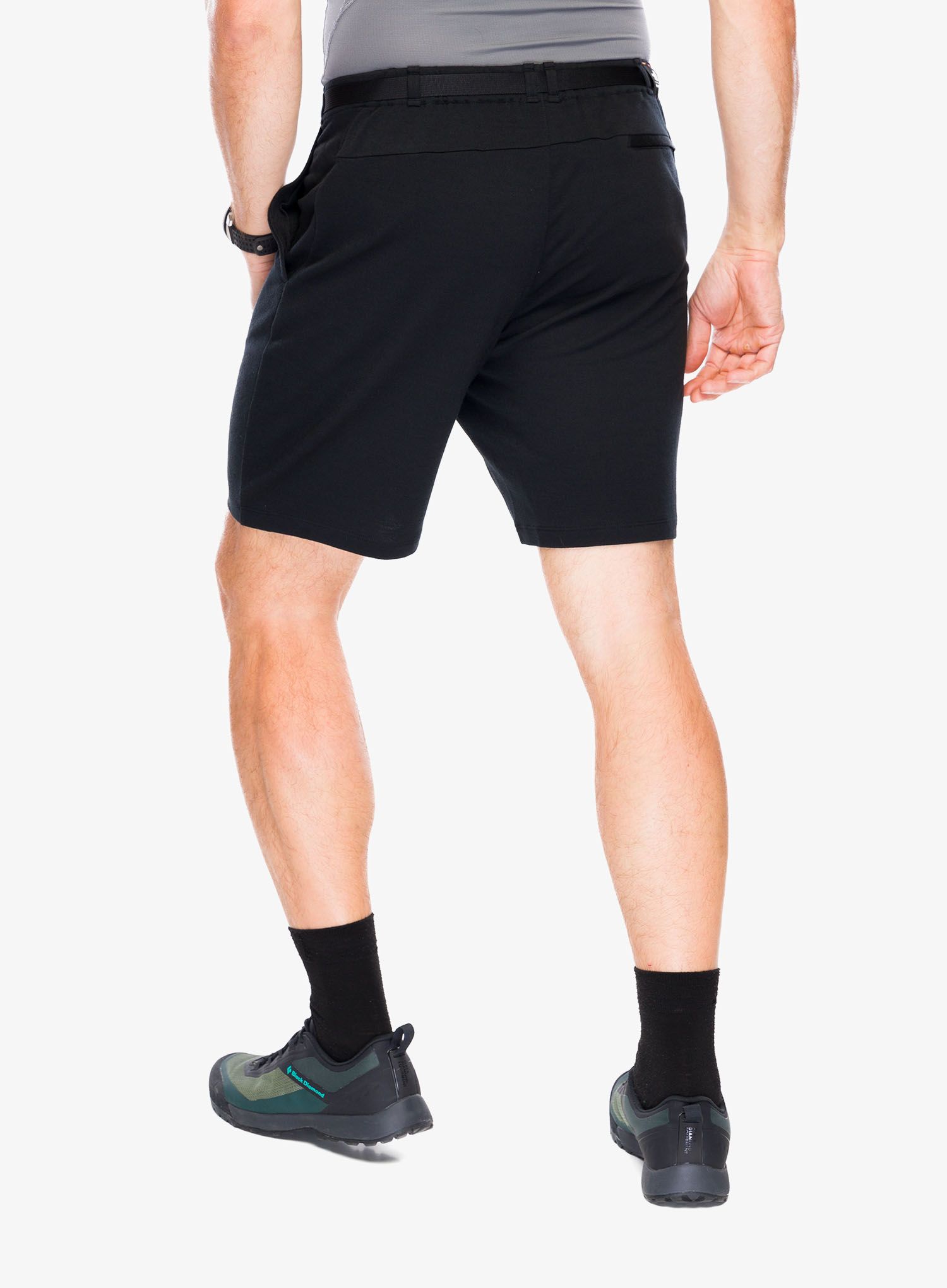 Outdoorové kraťasy Icebreaker Merino IB X TNF Shorts - black