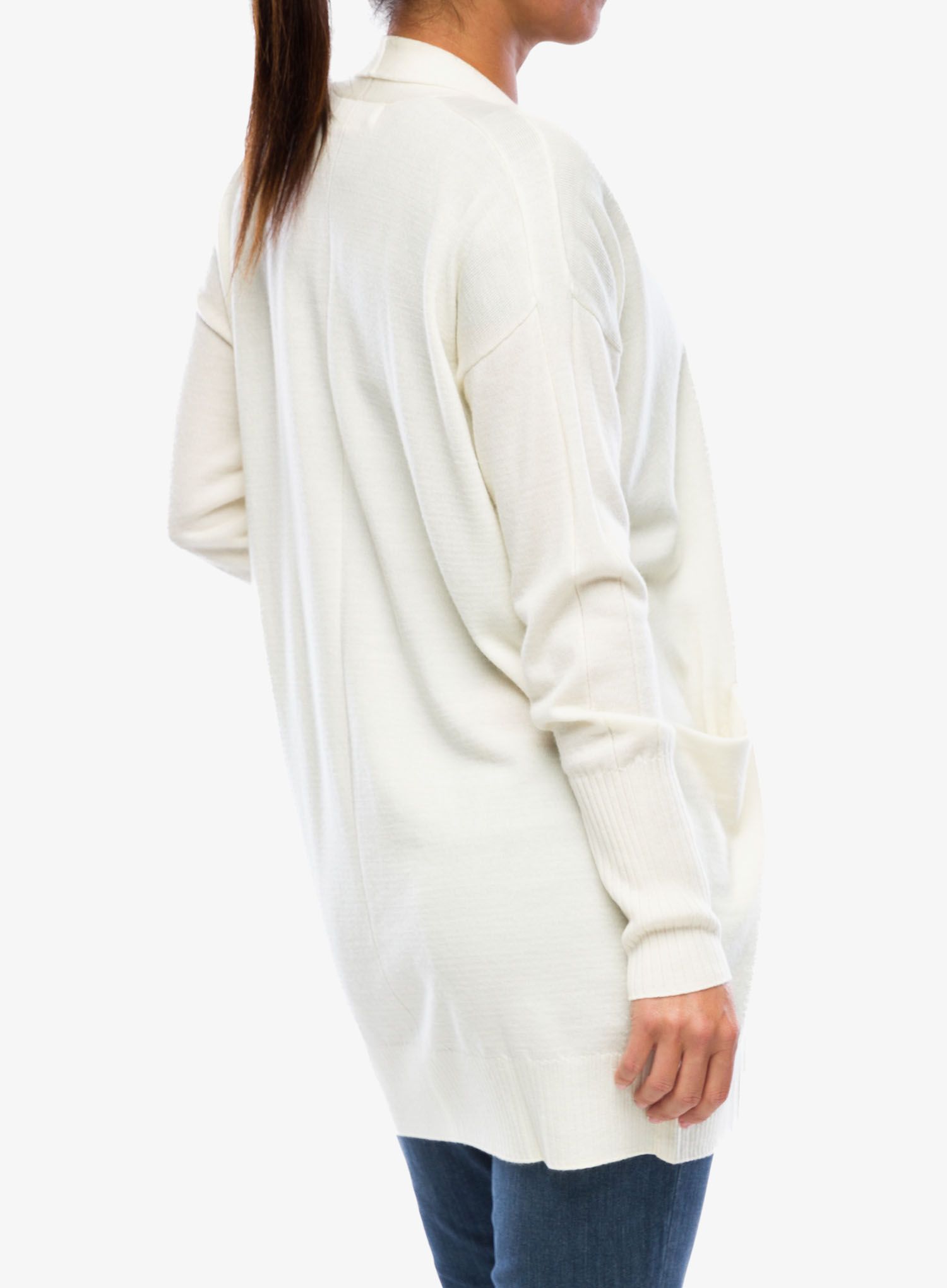 Dámský svetr Icebreaker Merino Iseo Long Cardigan Sweater - undyed