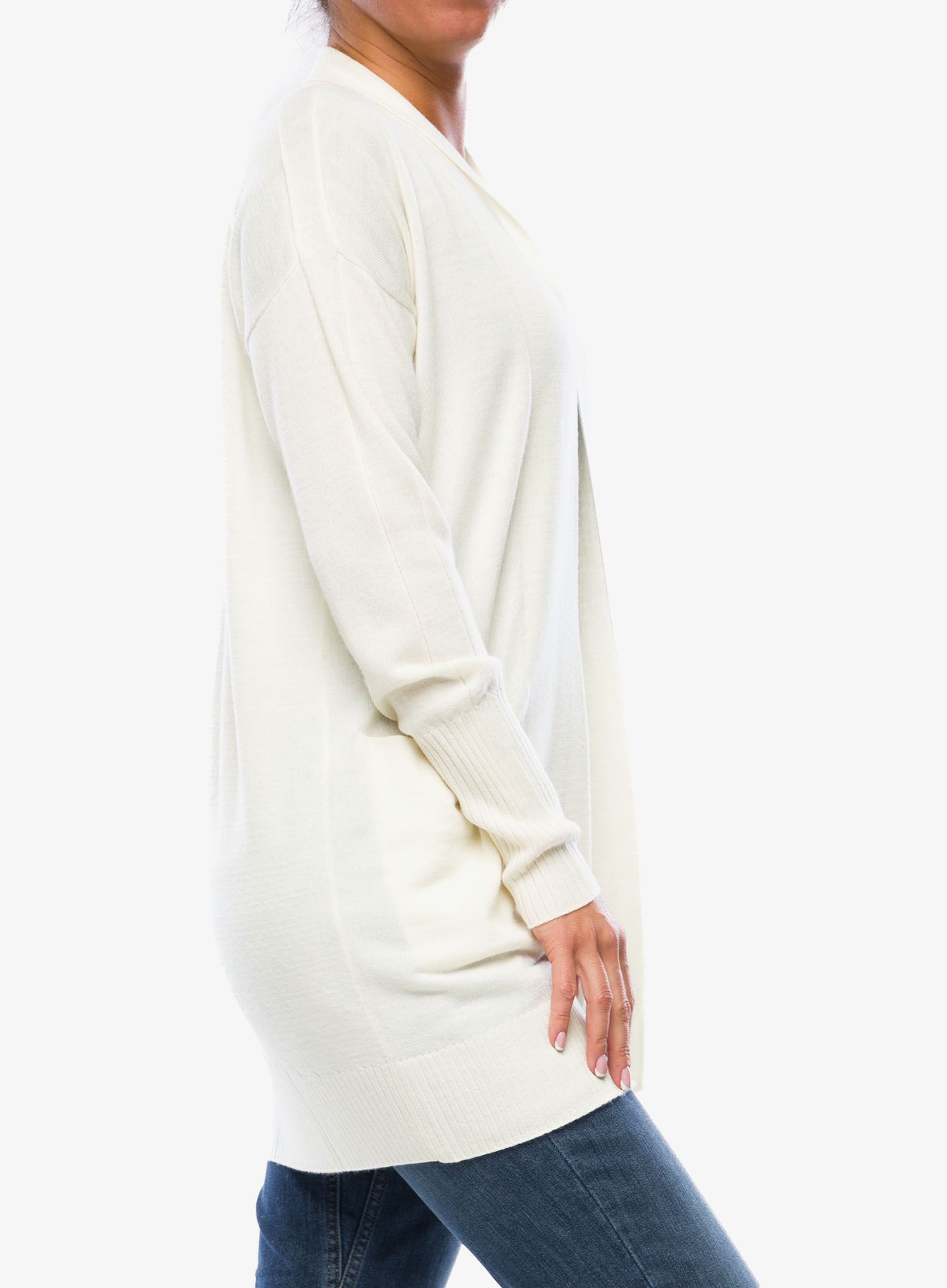 Dámský svetr Icebreaker Merino Iseo Long Cardigan Sweater - undyed