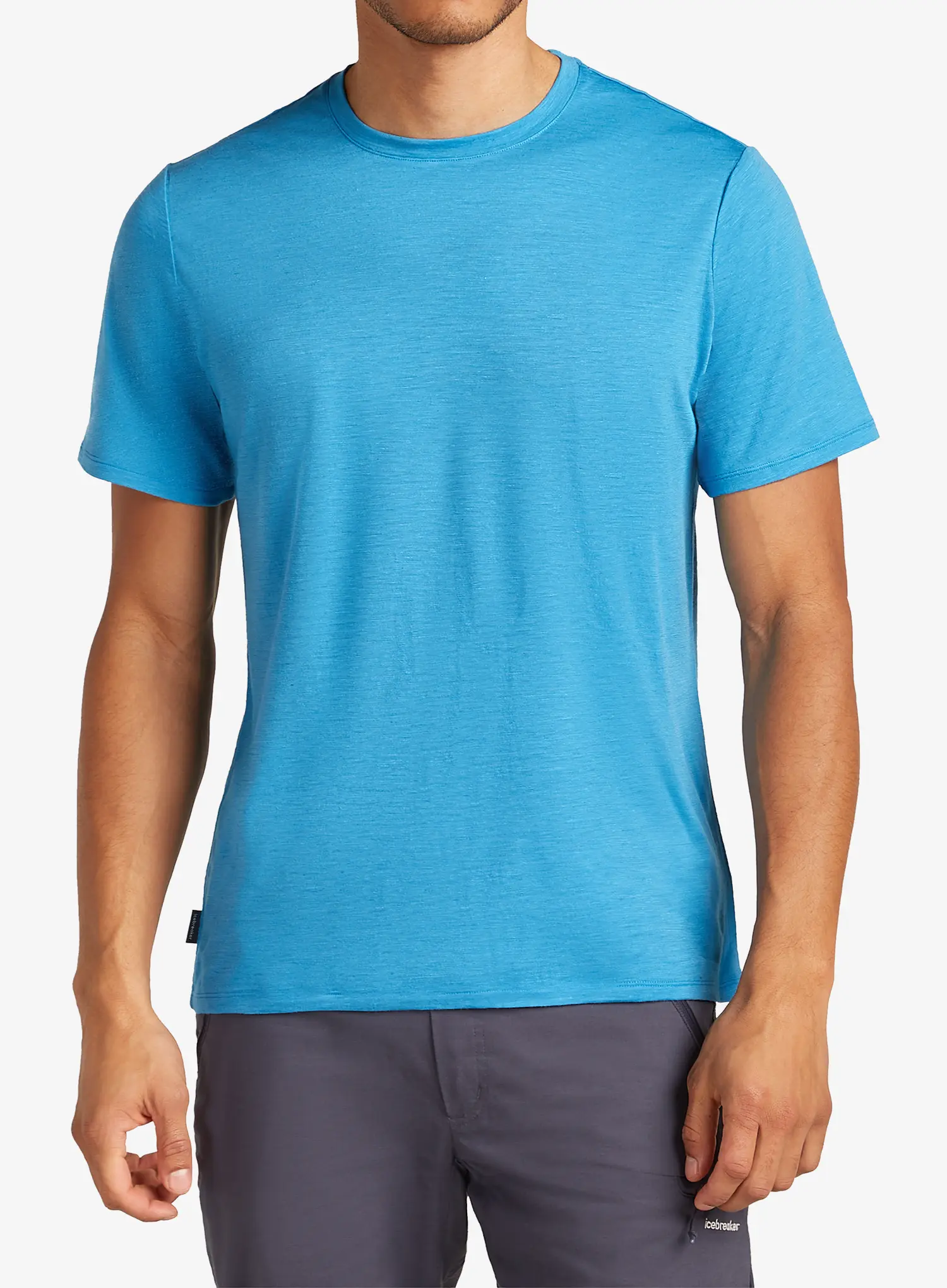 Merino triko Icebreaker Merino Linen SS Tee - arctic
