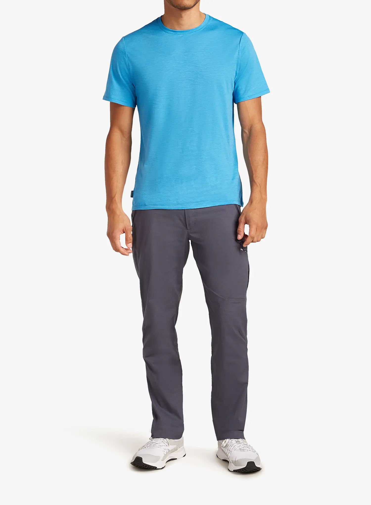 Merino triko Icebreaker Merino Linen SS Tee - arctic